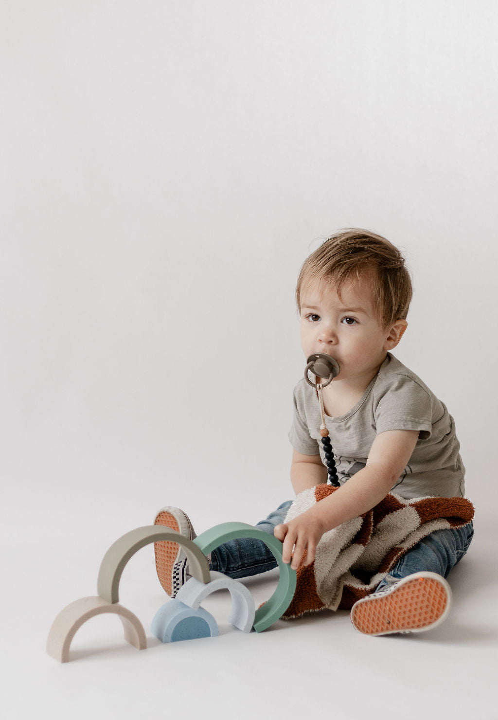 Silicone Stacking Rainbow