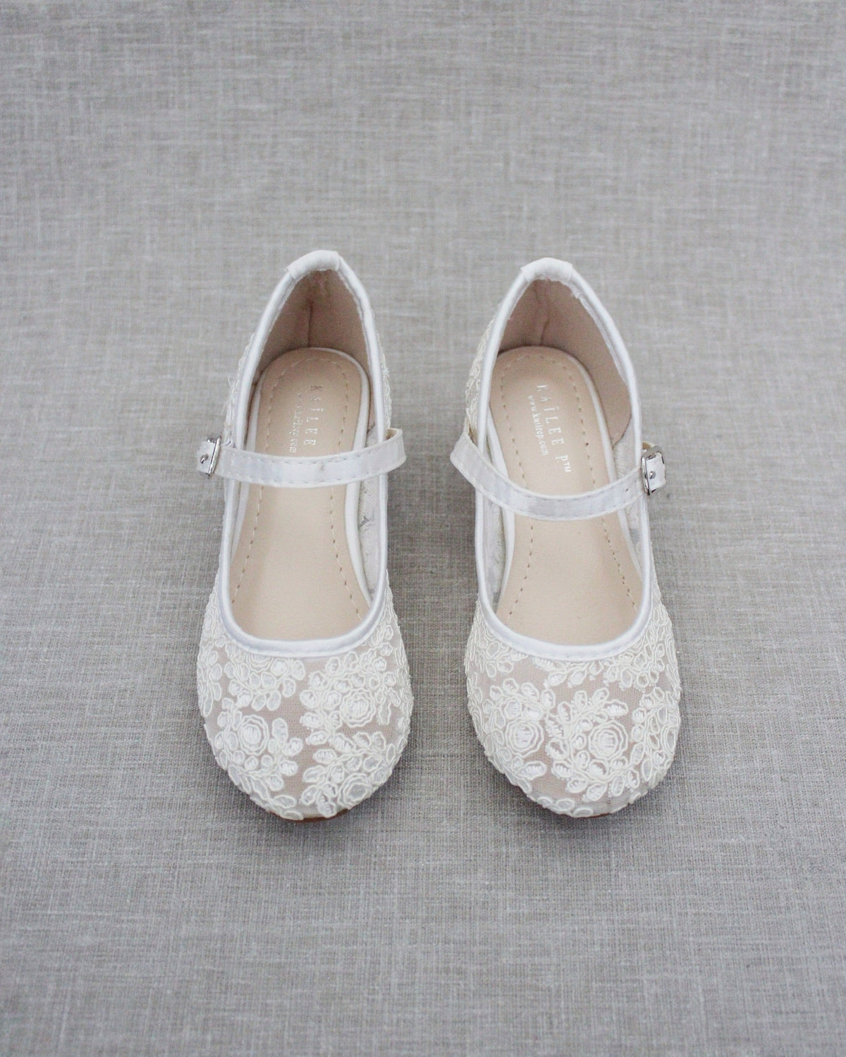 Crochet Lace Mary Jane Heels