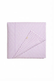 Purple Gingham Crib Quilted Blanket