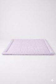 Purple Gingham Padded Baby Play Mat
