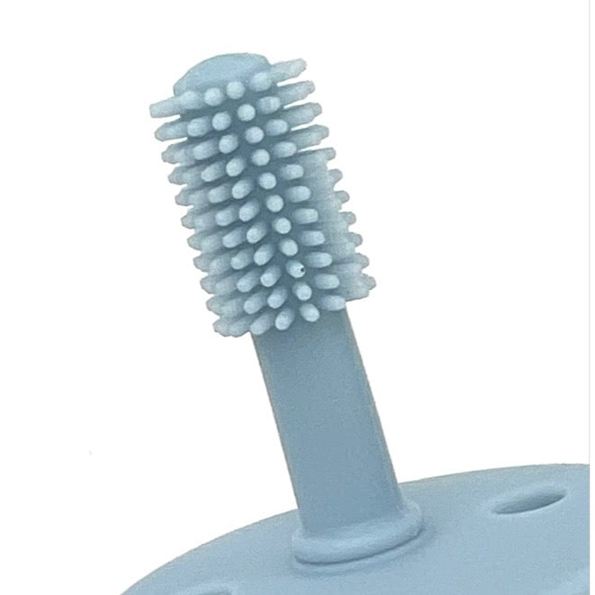 Heypeacock Baby 360 Degrees Toothbrush With Choke Protection And Suction Base (blue)