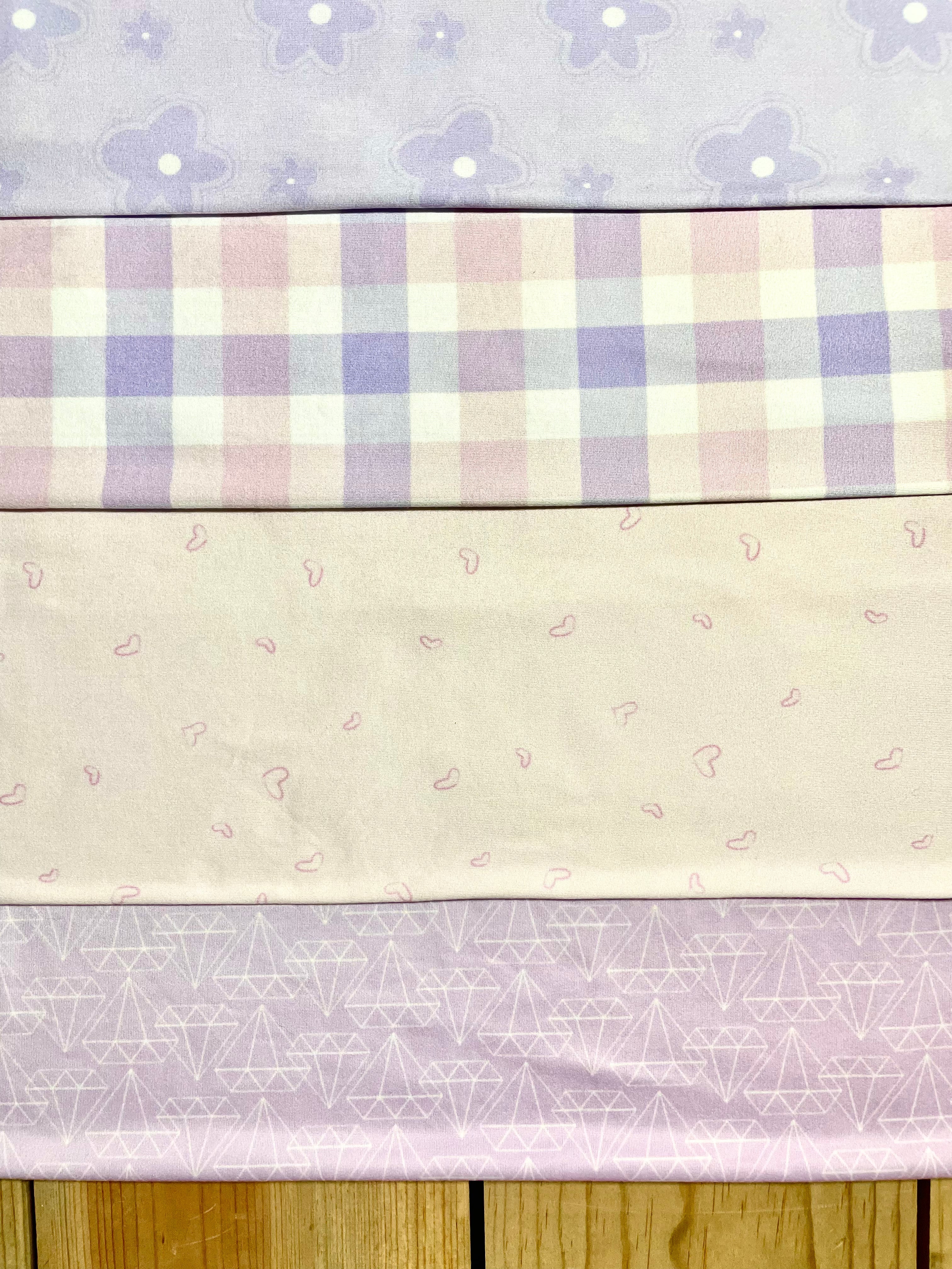 Jersey Knit Polyester Crib Sheet In Love Me True