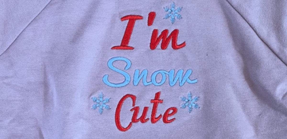 Custom Embroidered Baby Sweatshirt – Personalized Soft Bamboo Pullover