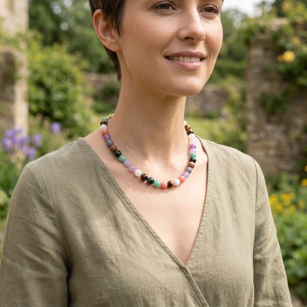 Jean Precious Stone Necklace