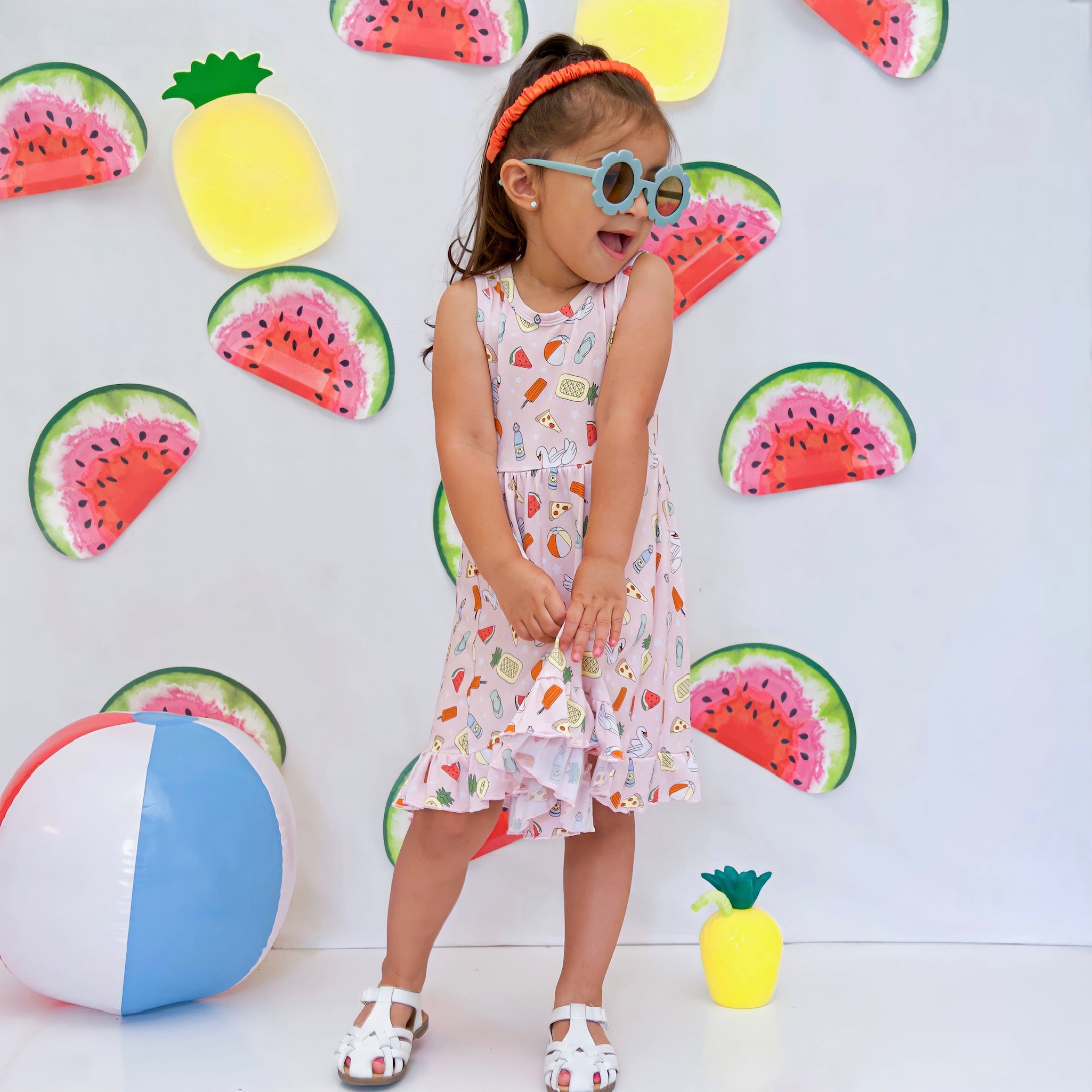 Poolside Party Dream Ruffle Dress