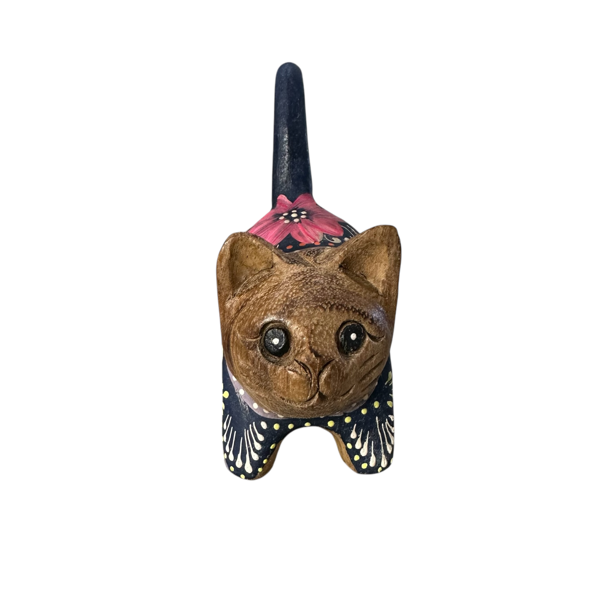 Dark Blue Version – Midnight Bloom Cat