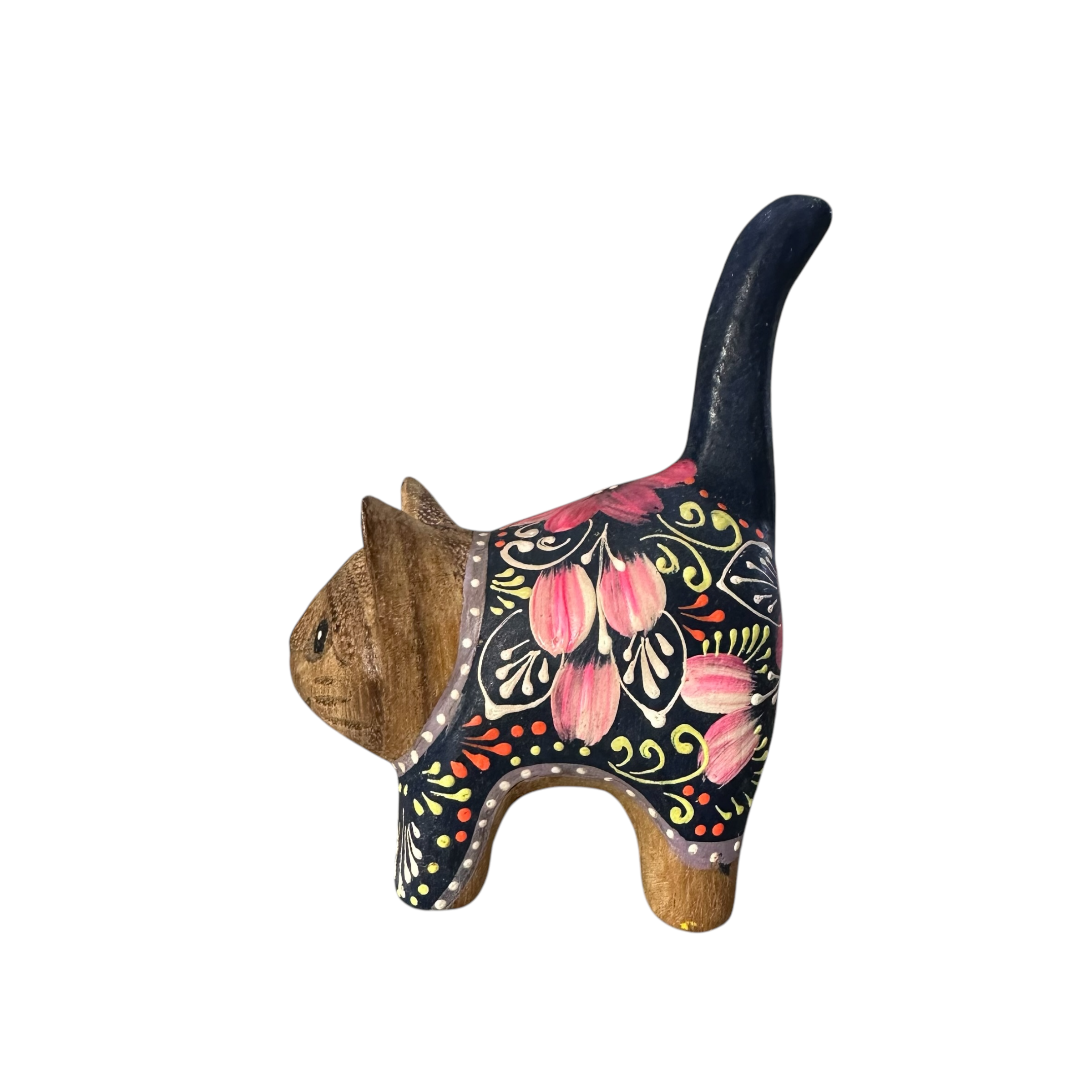 Dark Blue Version – Midnight Bloom Cat