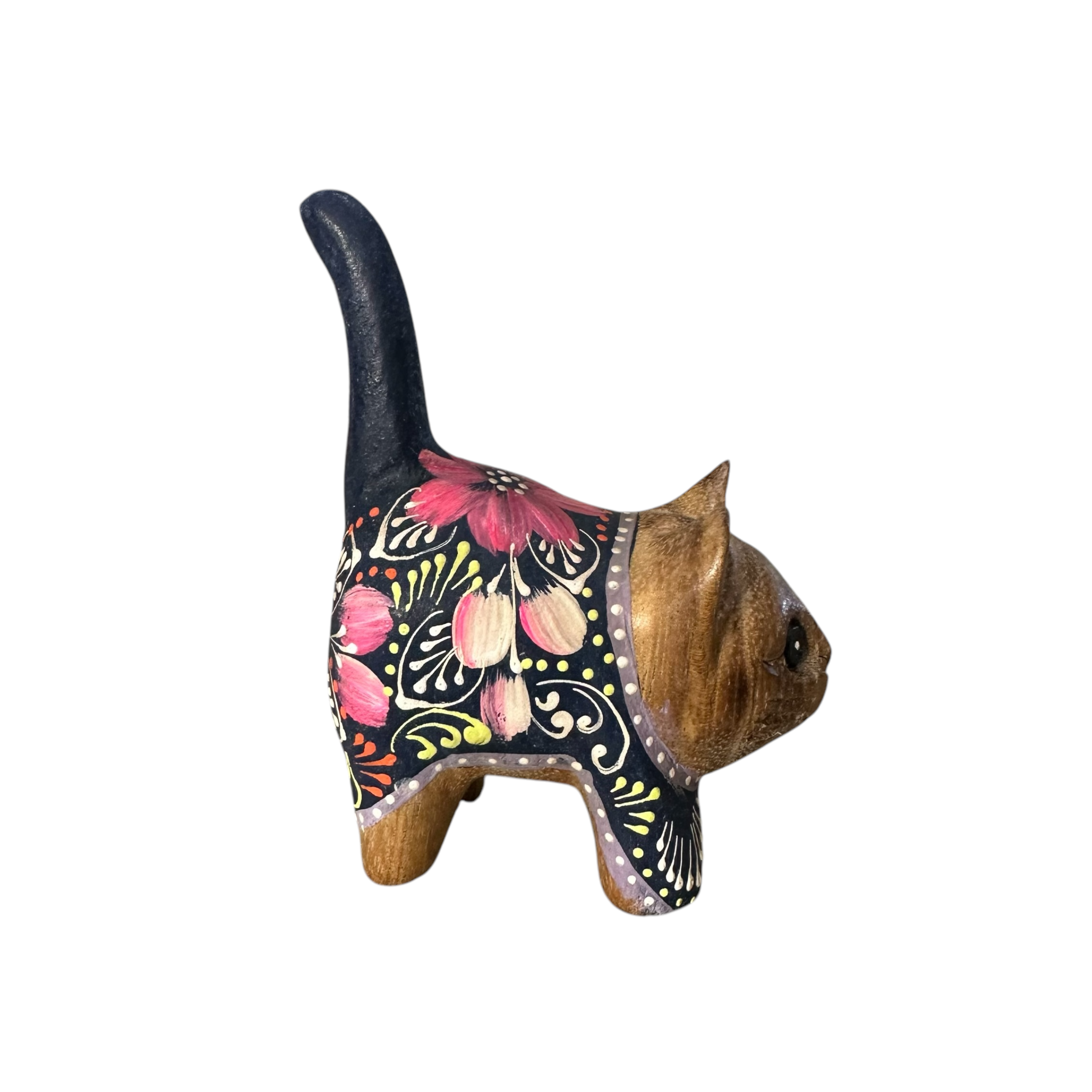 Dark Blue Version – Midnight Bloom Cat