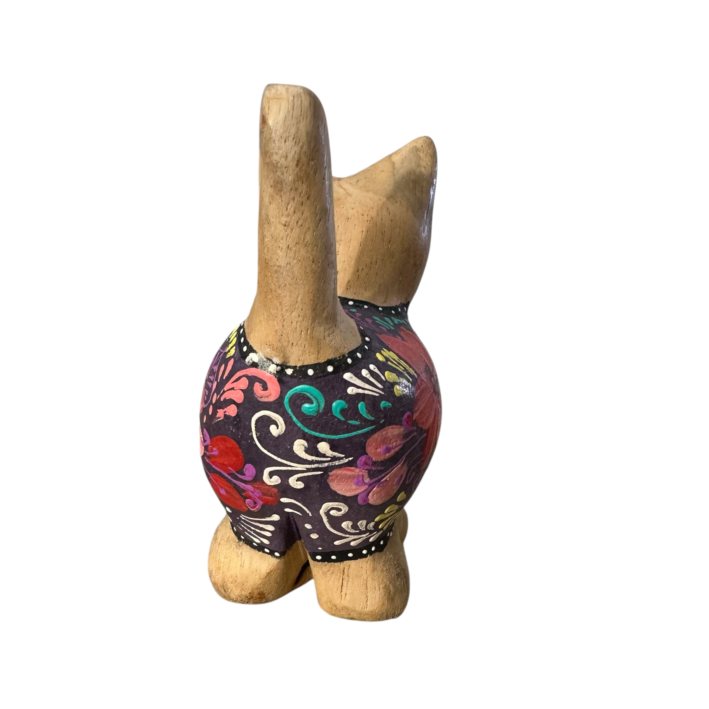 Brown With Dark Floral – Twilight Whiskers Cat
