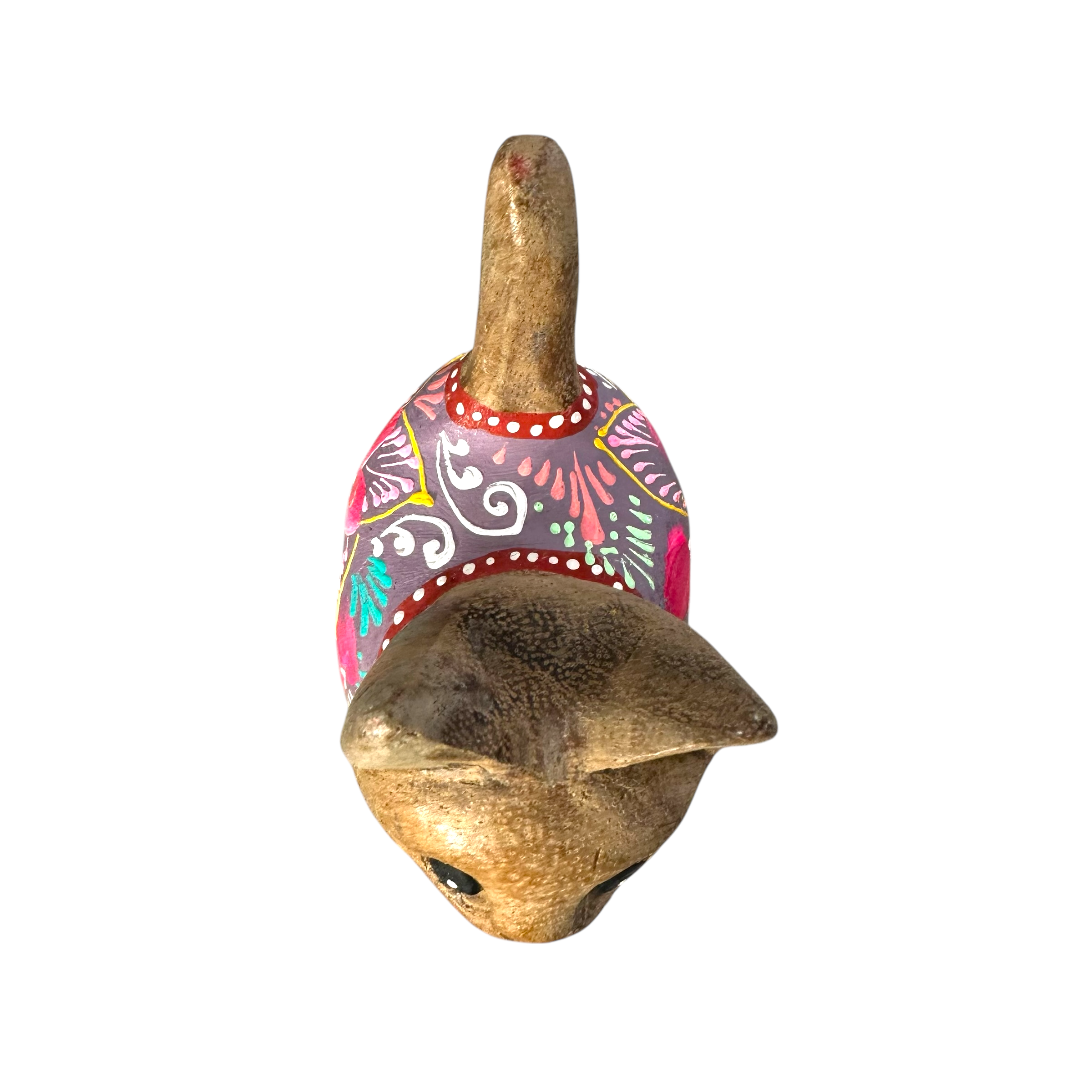 Brown With Pastel Floral – Rosewood Serenity Cat