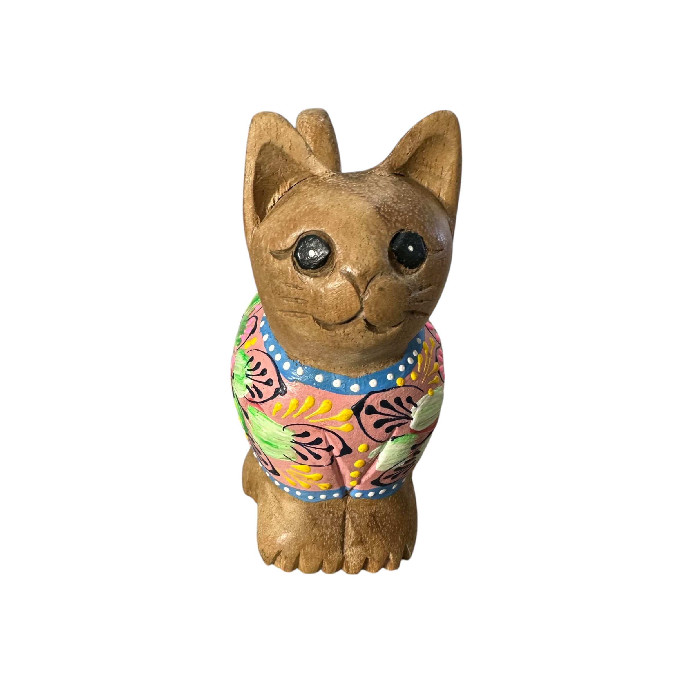 Brown With Multicolor Floral – Sunset Petals Cat