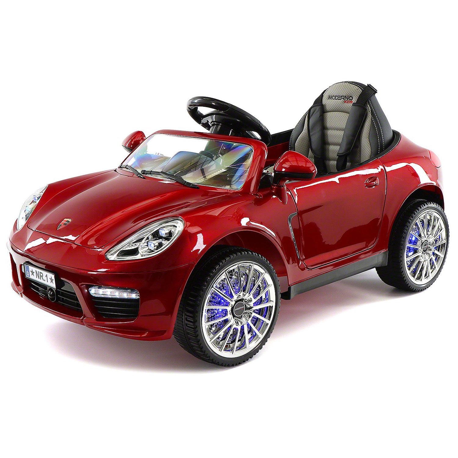 Kiddie Roadster 12v Kids Electric Ride-on Car With R/c Parental Remote | Cherry Red