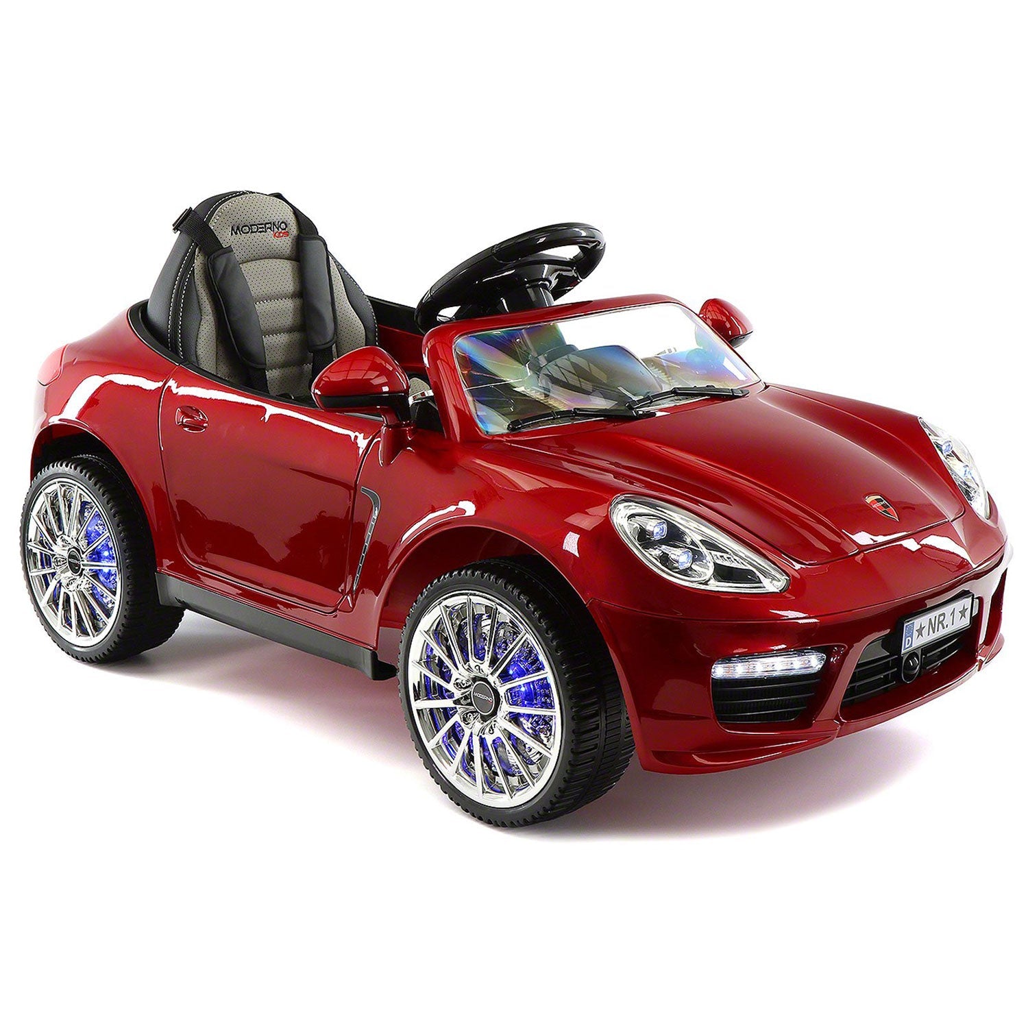 Kiddie Roadster 12v Kids Electric Ride-on Car With R/c Parental Remote | Cherry Red