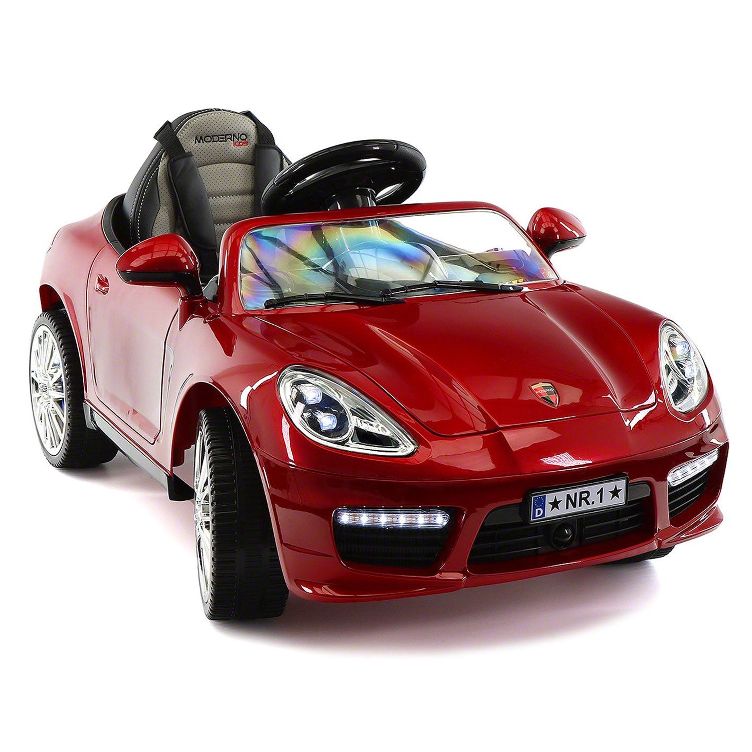 Kiddie Roadster 12v Kids Electric Ride-on Car With R/c Parental Remote | Cherry Red