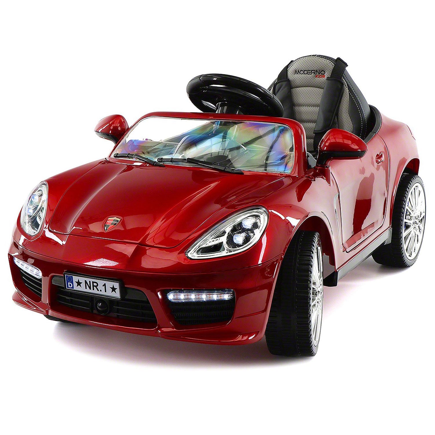 Kiddie Roadster 12v Kids Electric Ride-on Car With R/c Parental Remote | Cherry Red