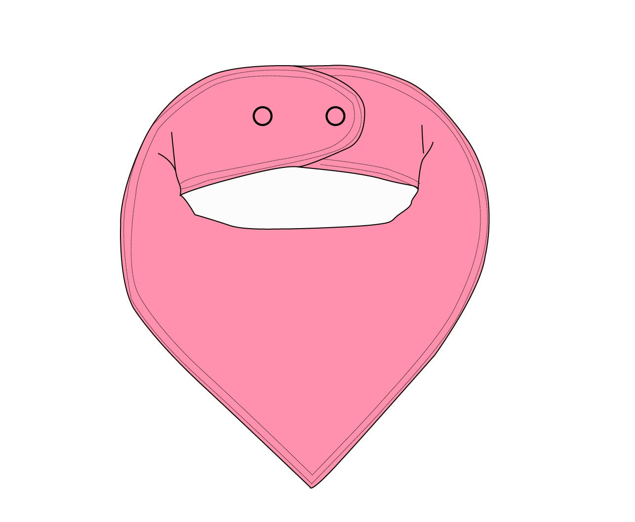 Avery (solid Accent Color) - Bib