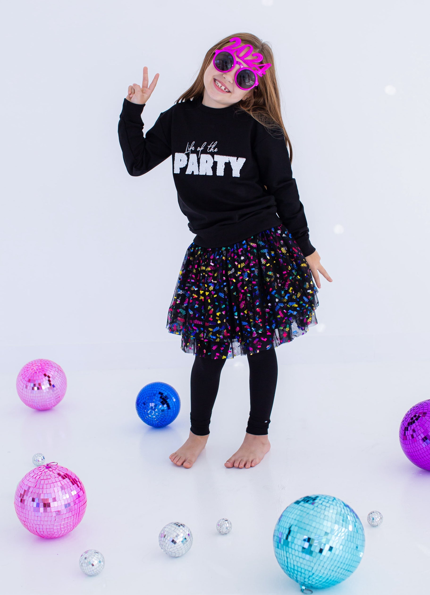 Life Of The Party Sequin Crewneck Sweatshirt