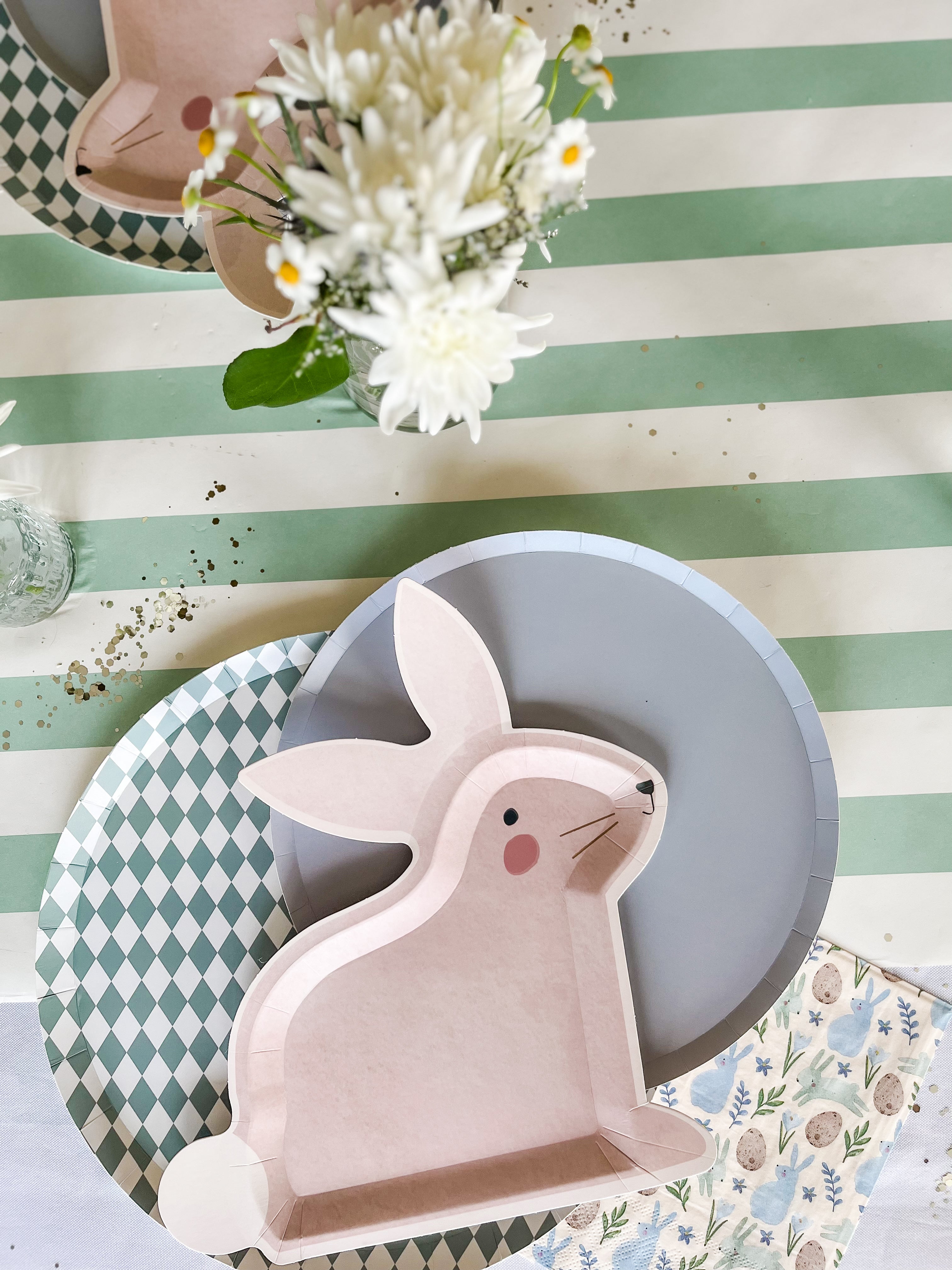 Bunny Plate (set Of 8)