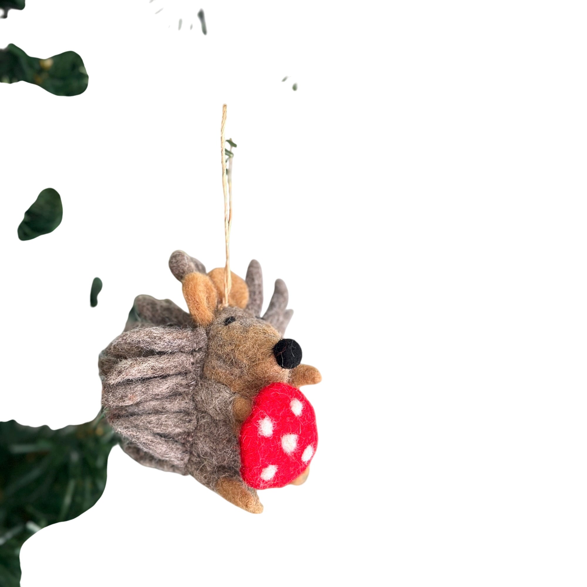 Felt Ornament - Hedgehog