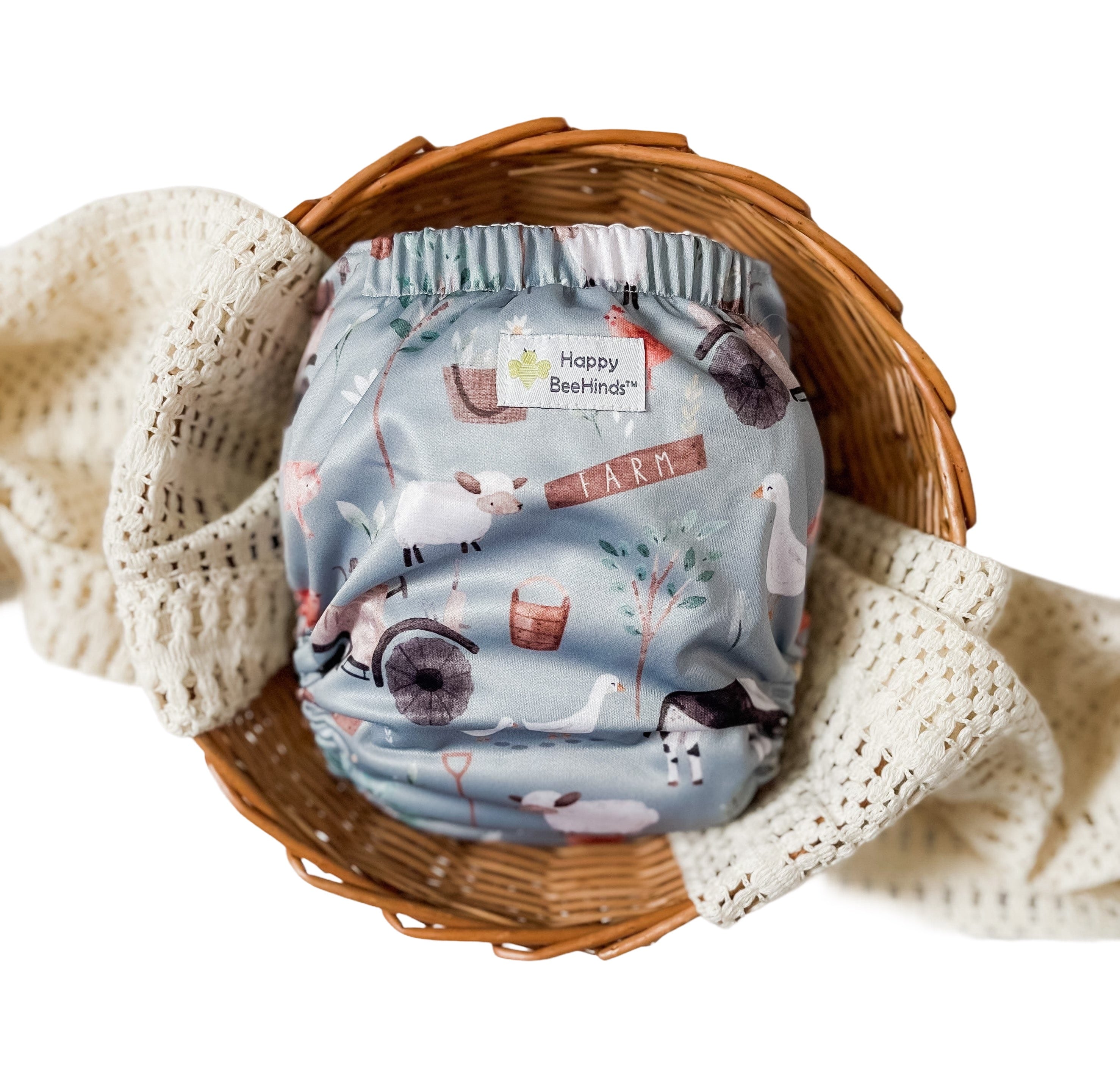 The "deluxe" Pocket Diaper By Happy Beehinds Original Collection