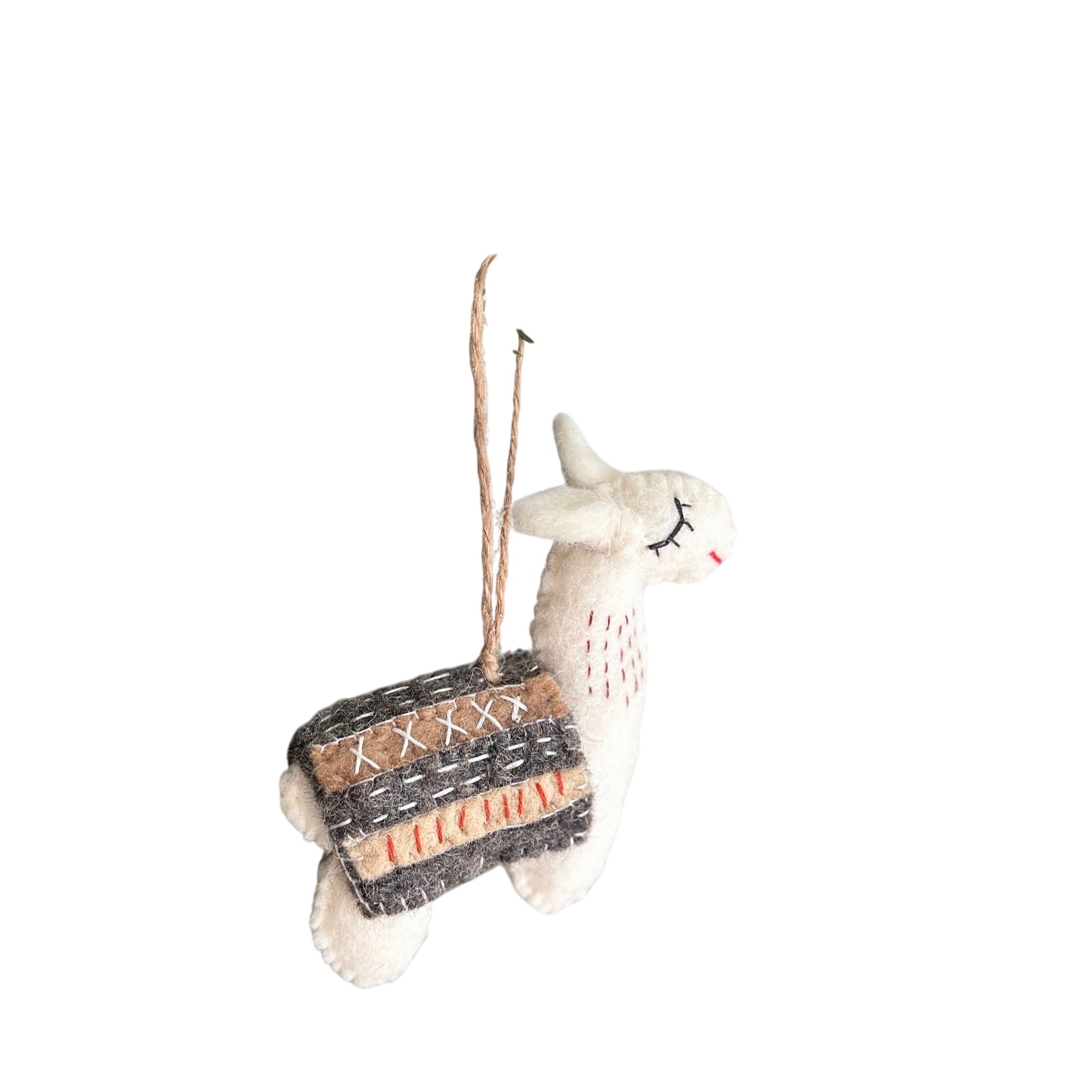 Felt Ornament - Llama