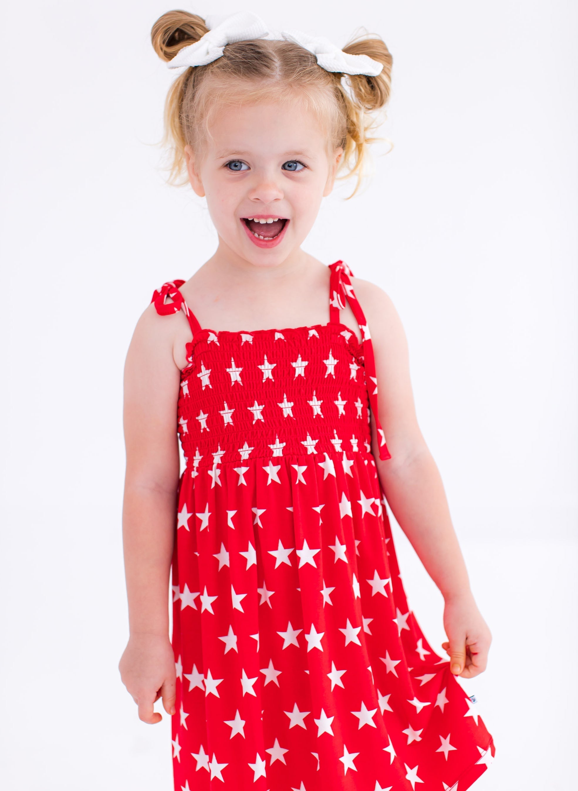 Star Smocked Birdie Dress