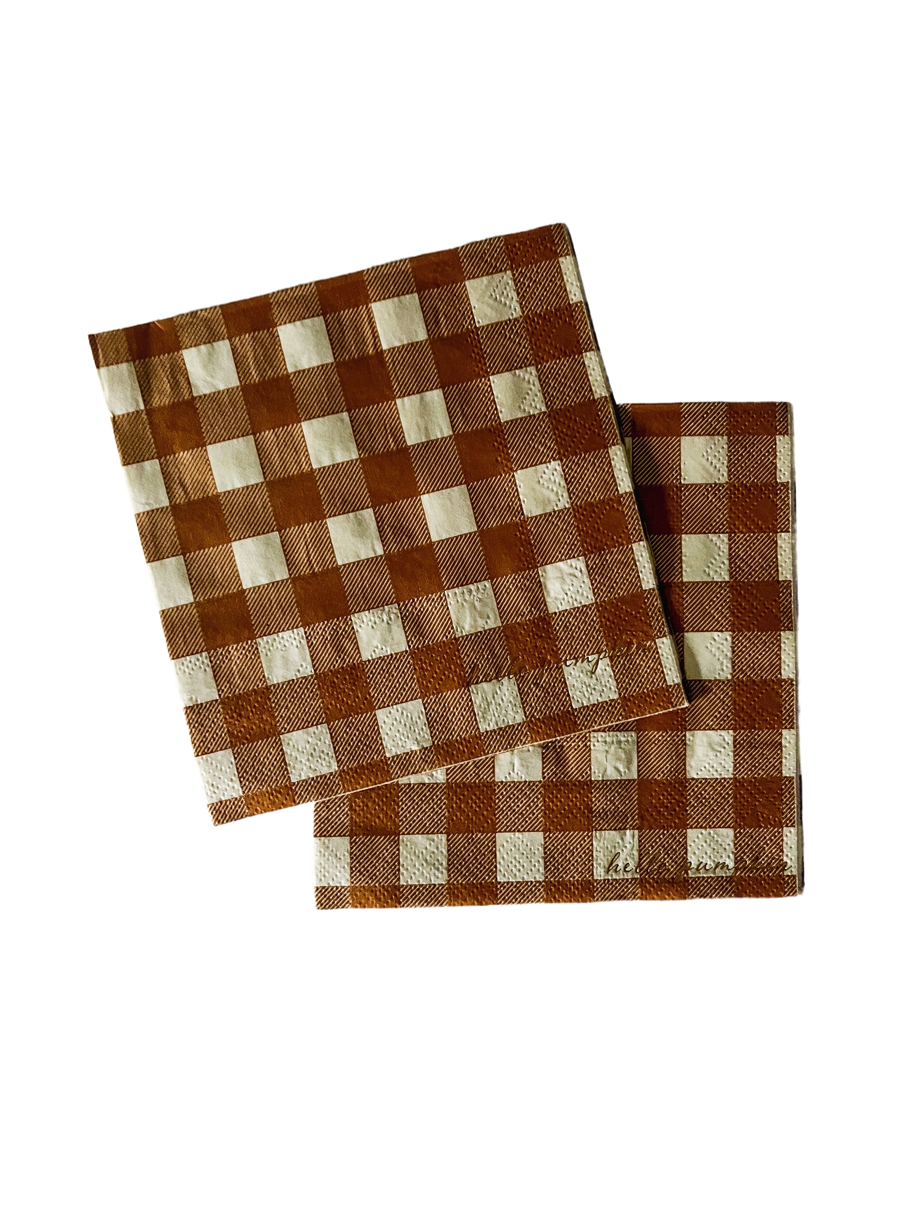 Fall Plaid Napkin