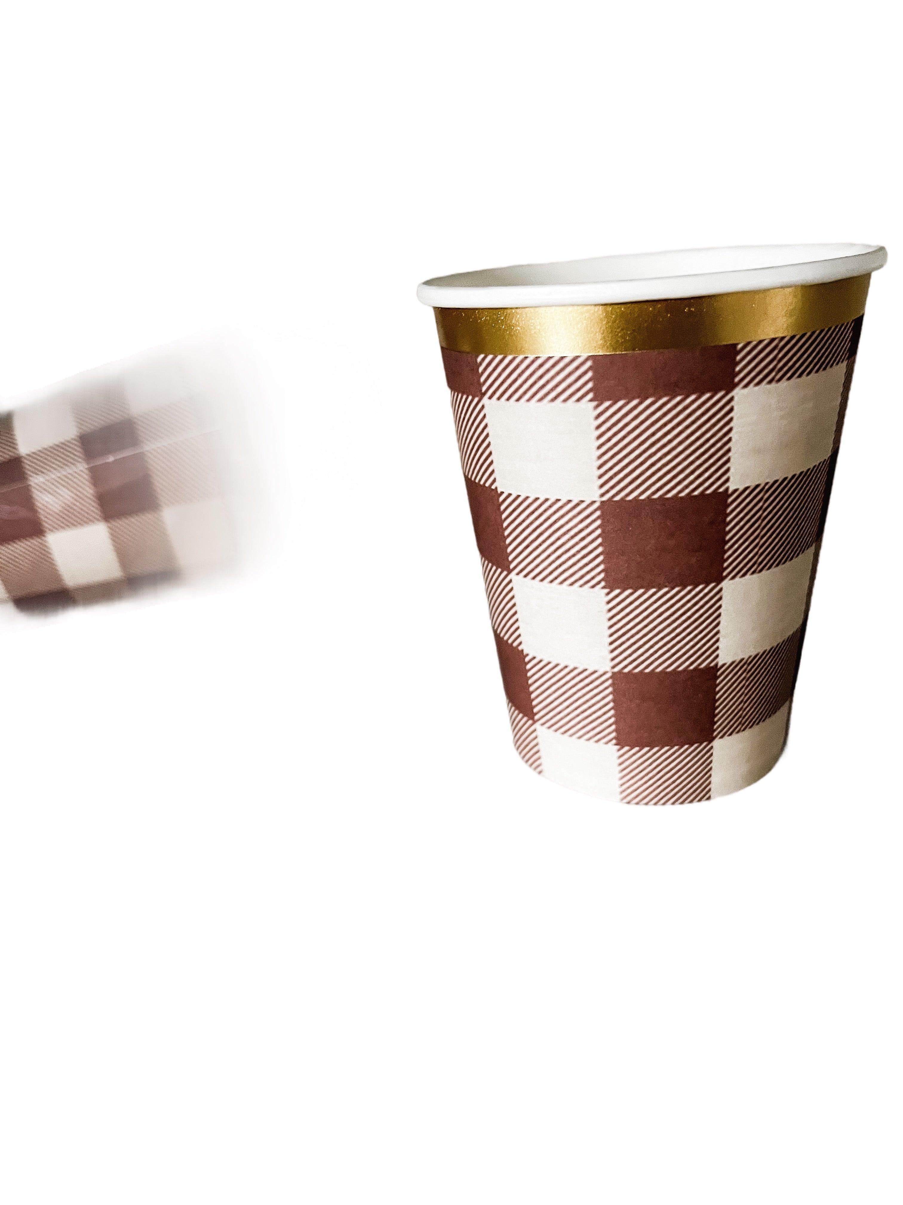 Fall Plaid Cups