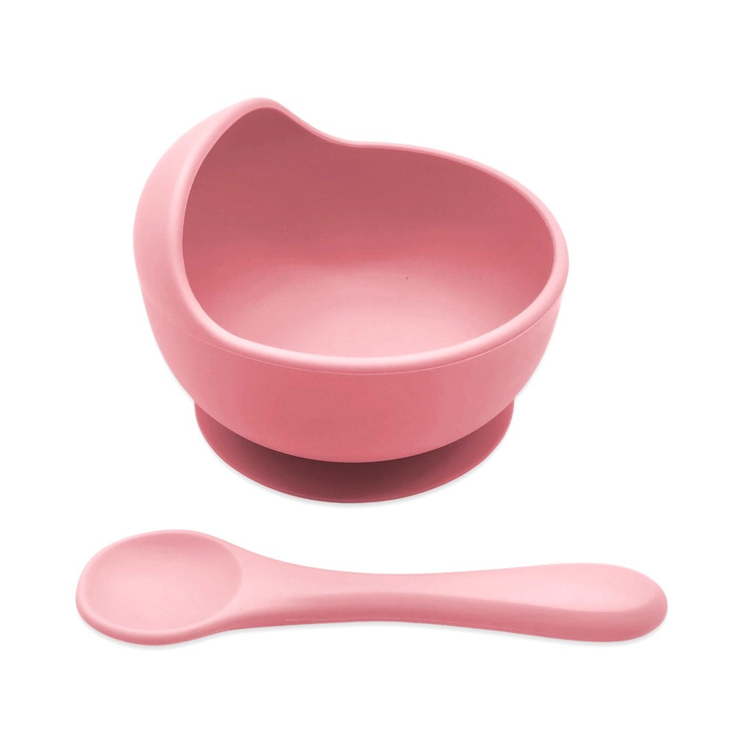 Bowl & Spoon Set, Baby/toddler, Heypeacock, Food-grade Silicone