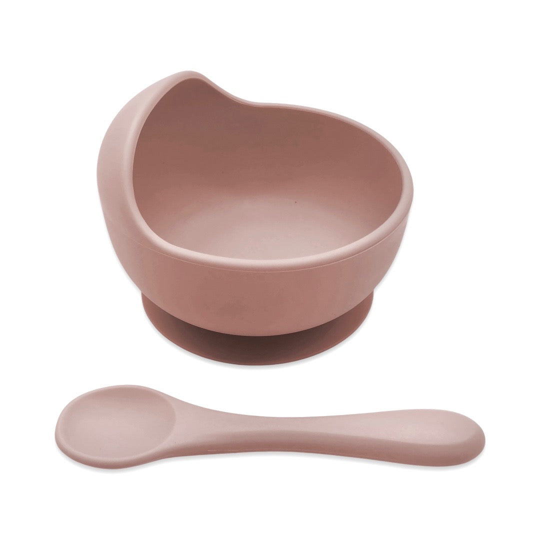 Bowl & Spoon Set, Baby/toddler, Heypeacock, Food-grade Silicone