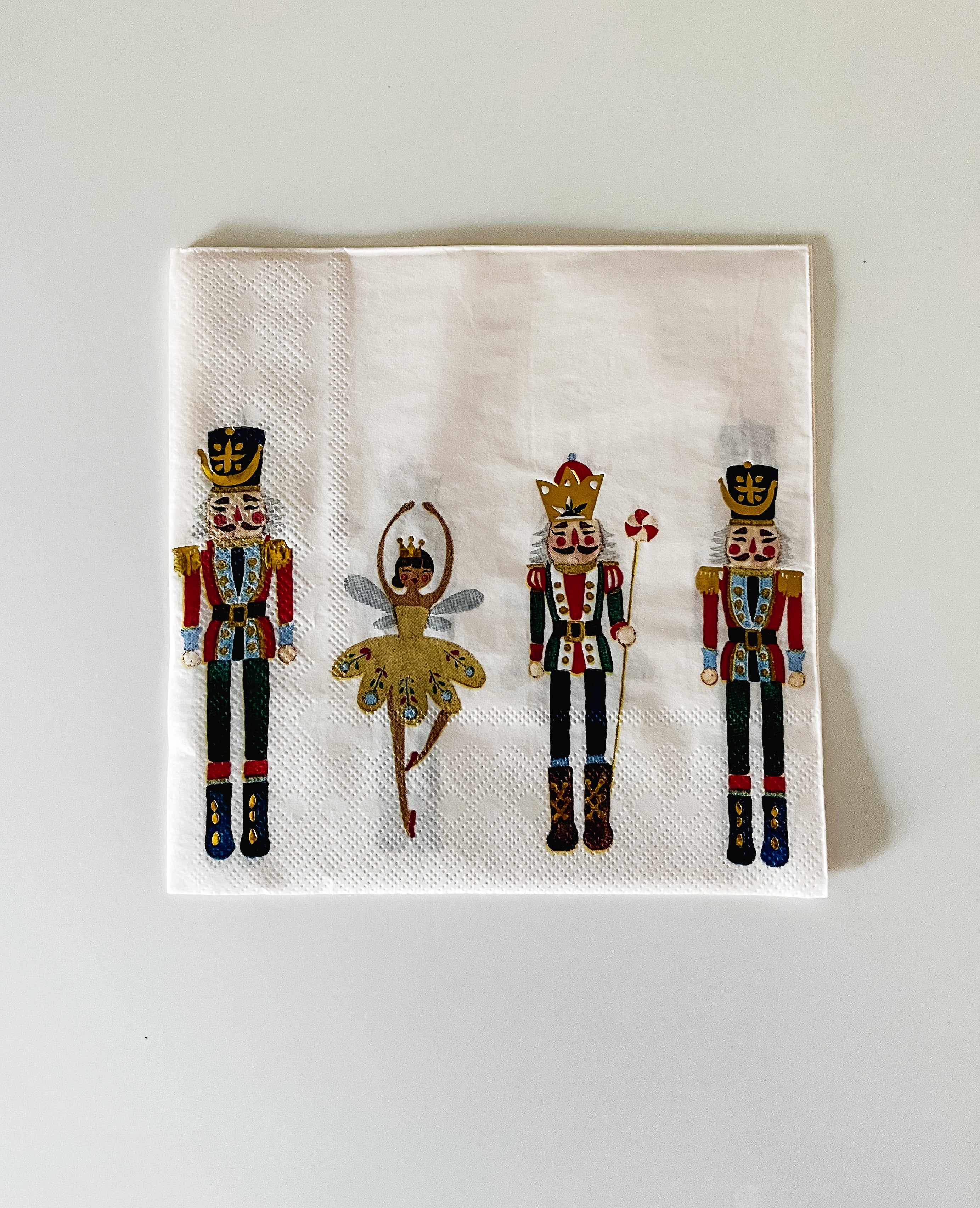 Nutcracker Christmas Napkins Large