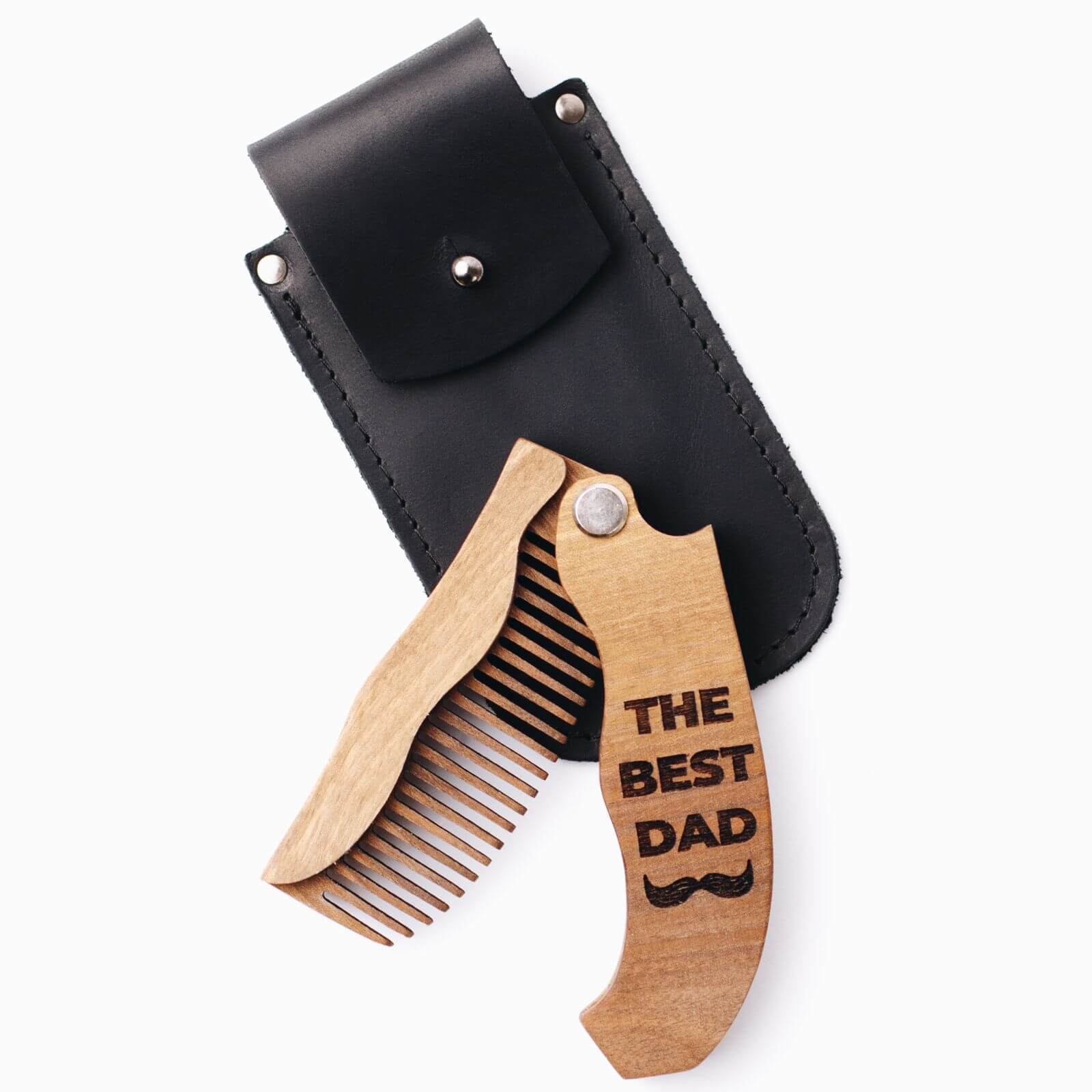 Wooden Beard Comb - The Best Dad