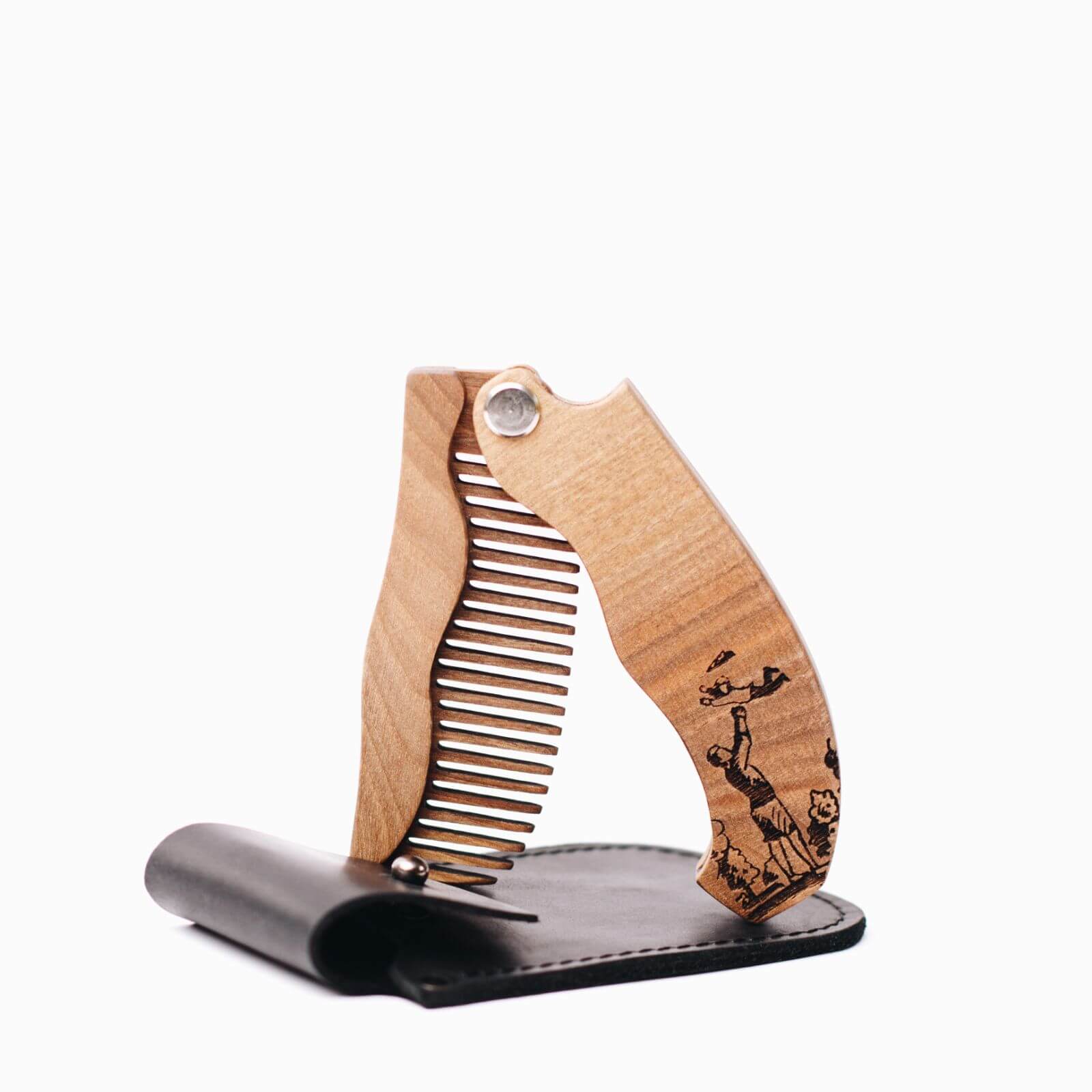 Wooden Beard Comb - Father's Day