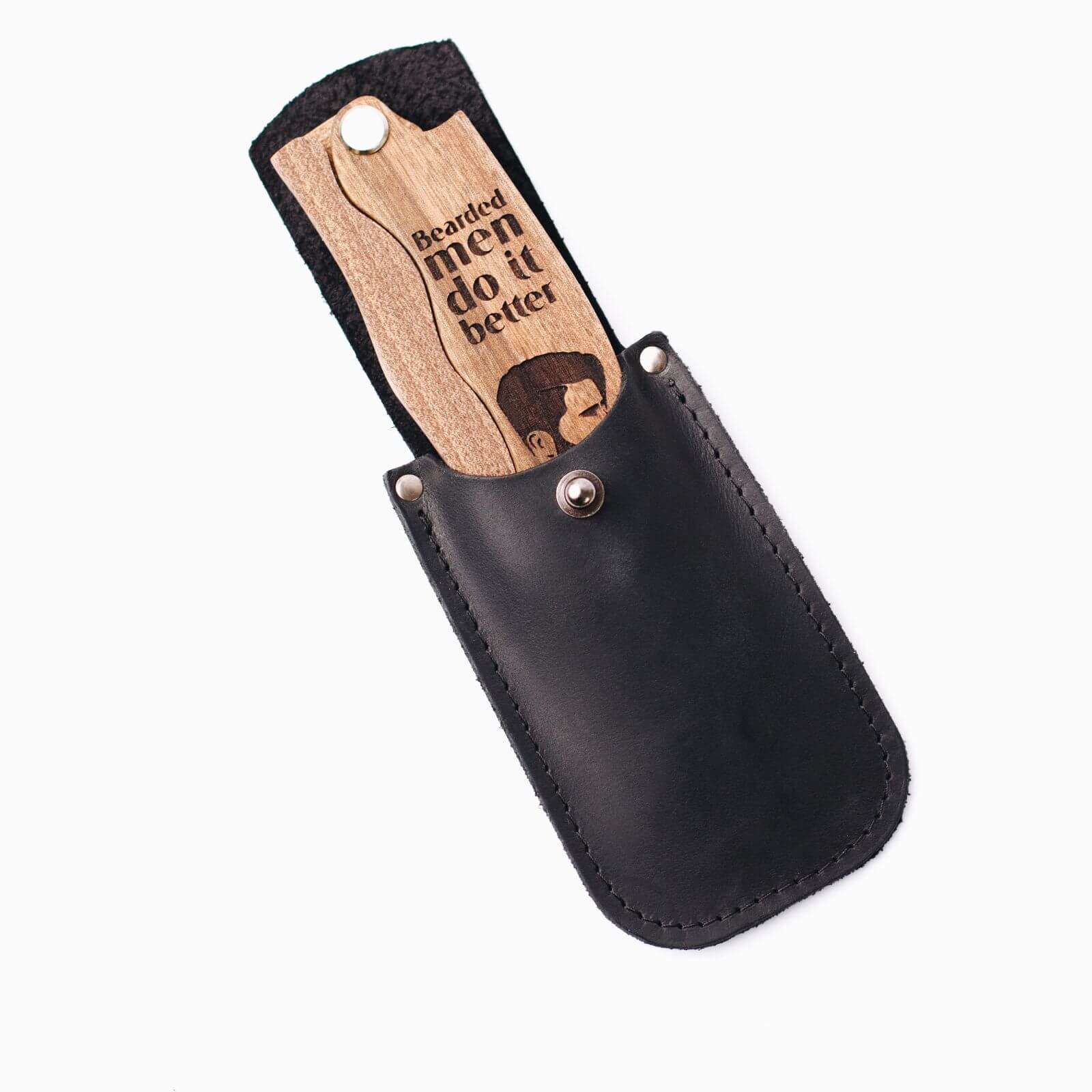 Wooden Beard Comb - Custom Engraving