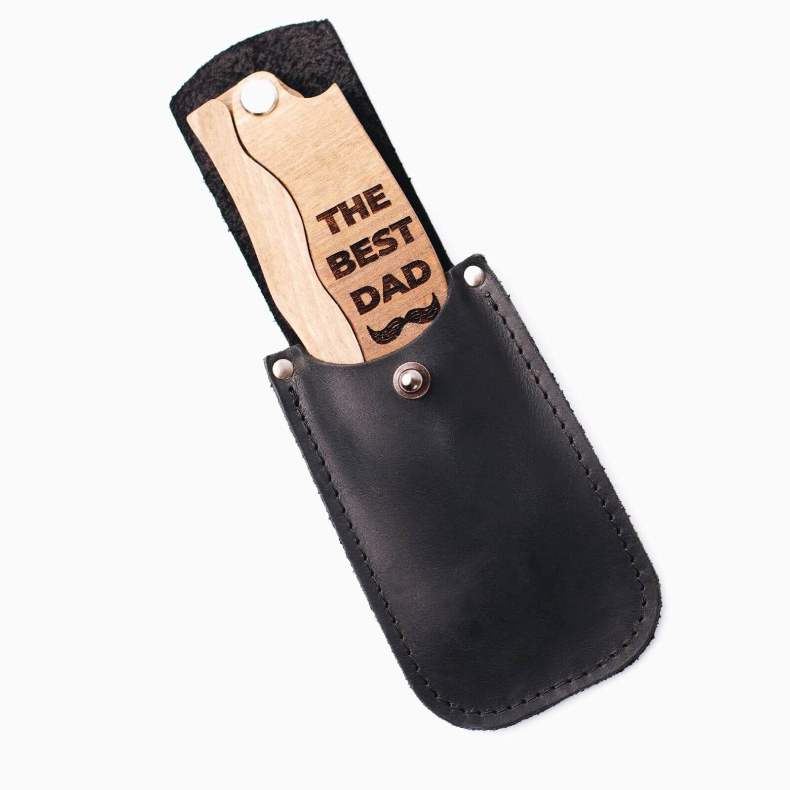 Wooden Beard Comb - The Best Dad