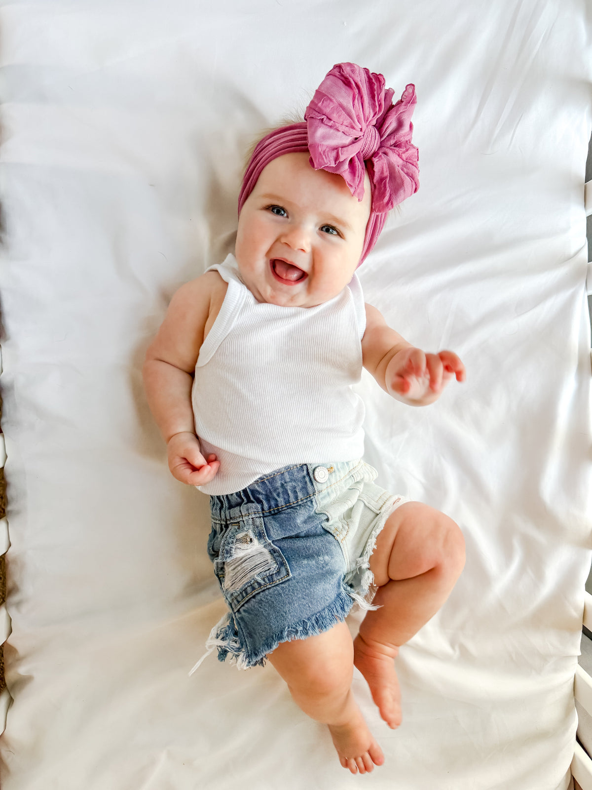 Mulberry | Signature Ruffled Baby Headband