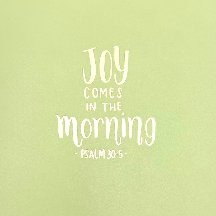 Journal: Heypeacock Journal, Premium Soft Leather - Joy Comes In The Morning