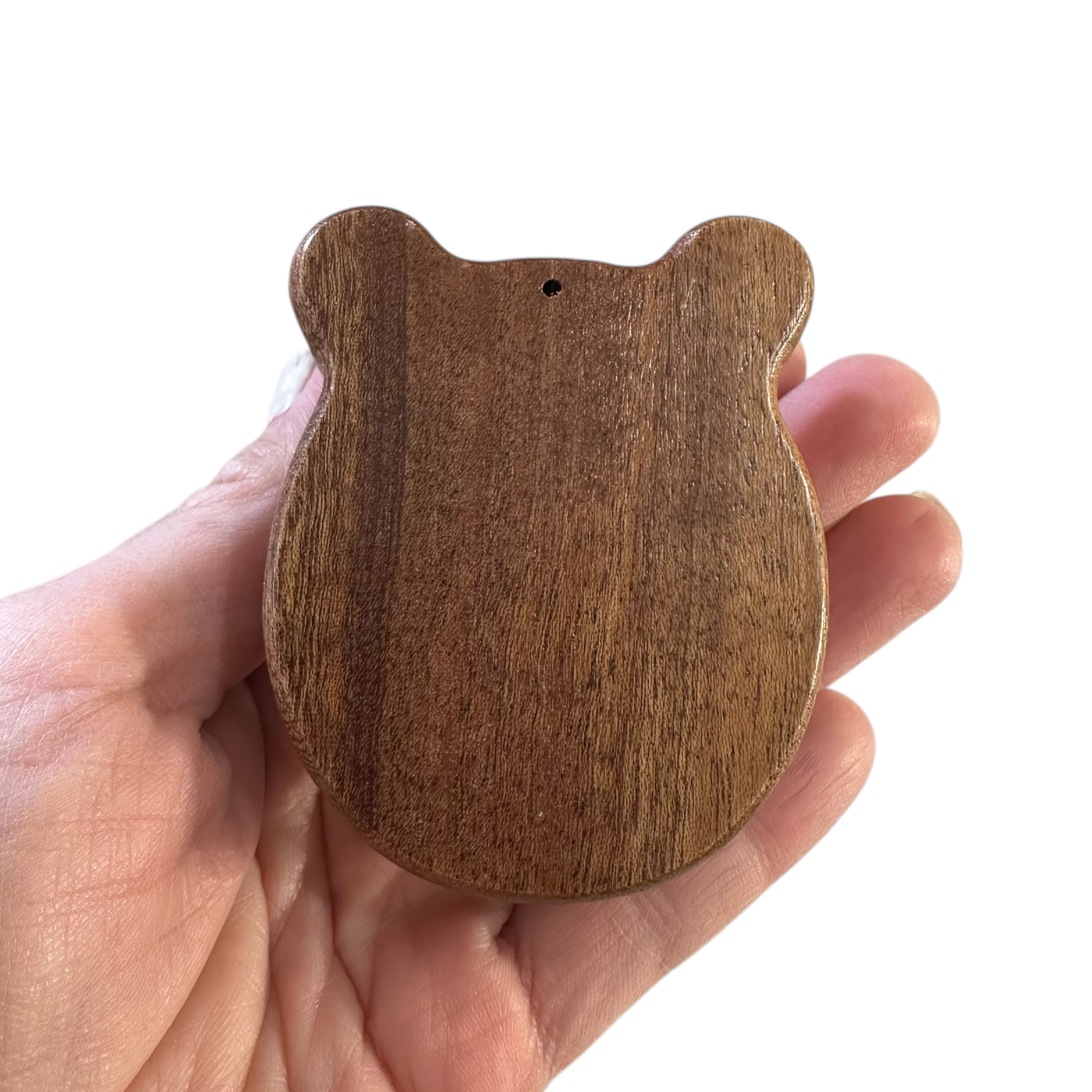 Mini Bear-shaped Wooden Kalimba – 8-key Thumb Piano