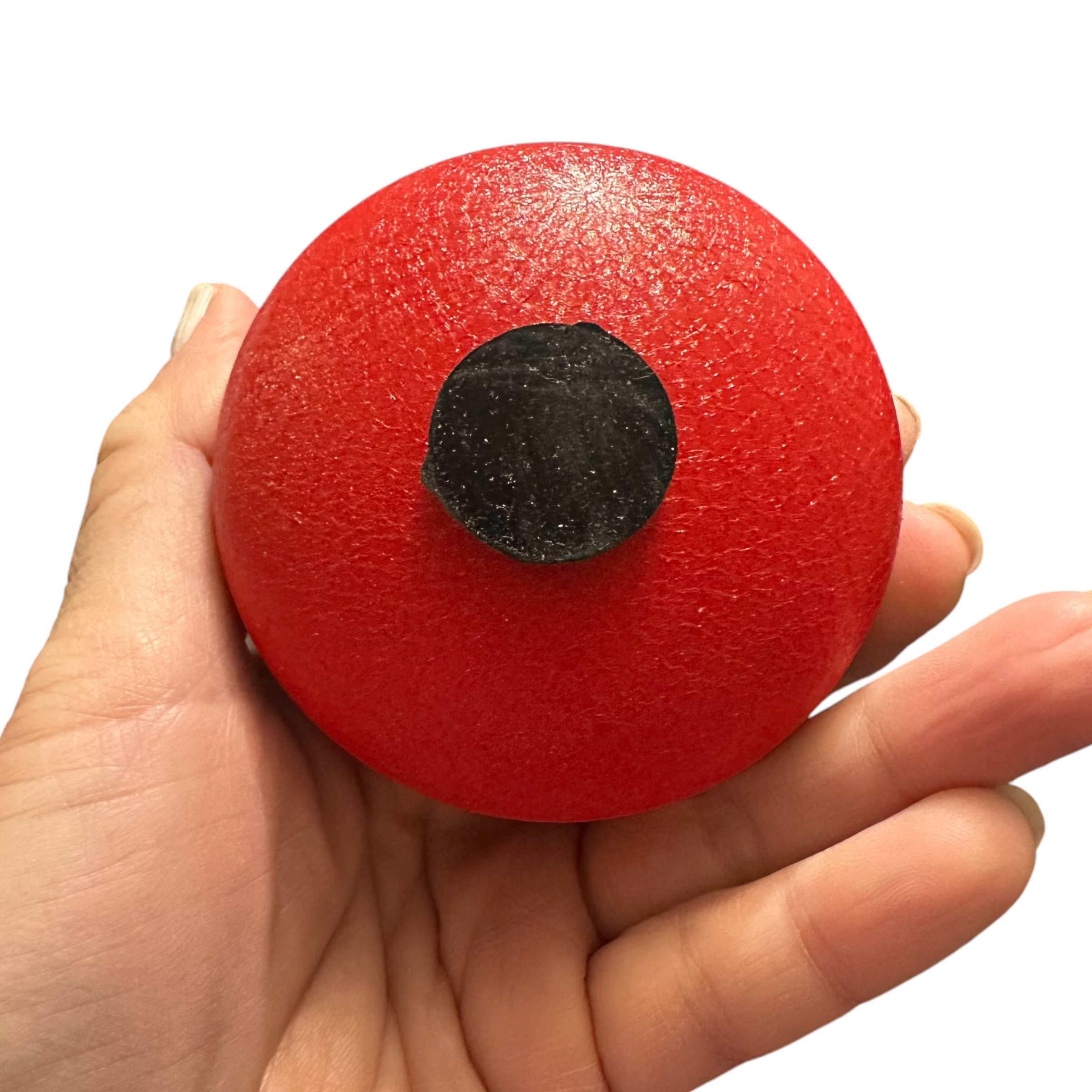 Mini Rain Drum 3 Steel Percussion Instrument With Mallet (red)