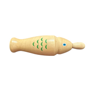 Wooden-fish-guiro-hand-percussion-instrument-with-mallet