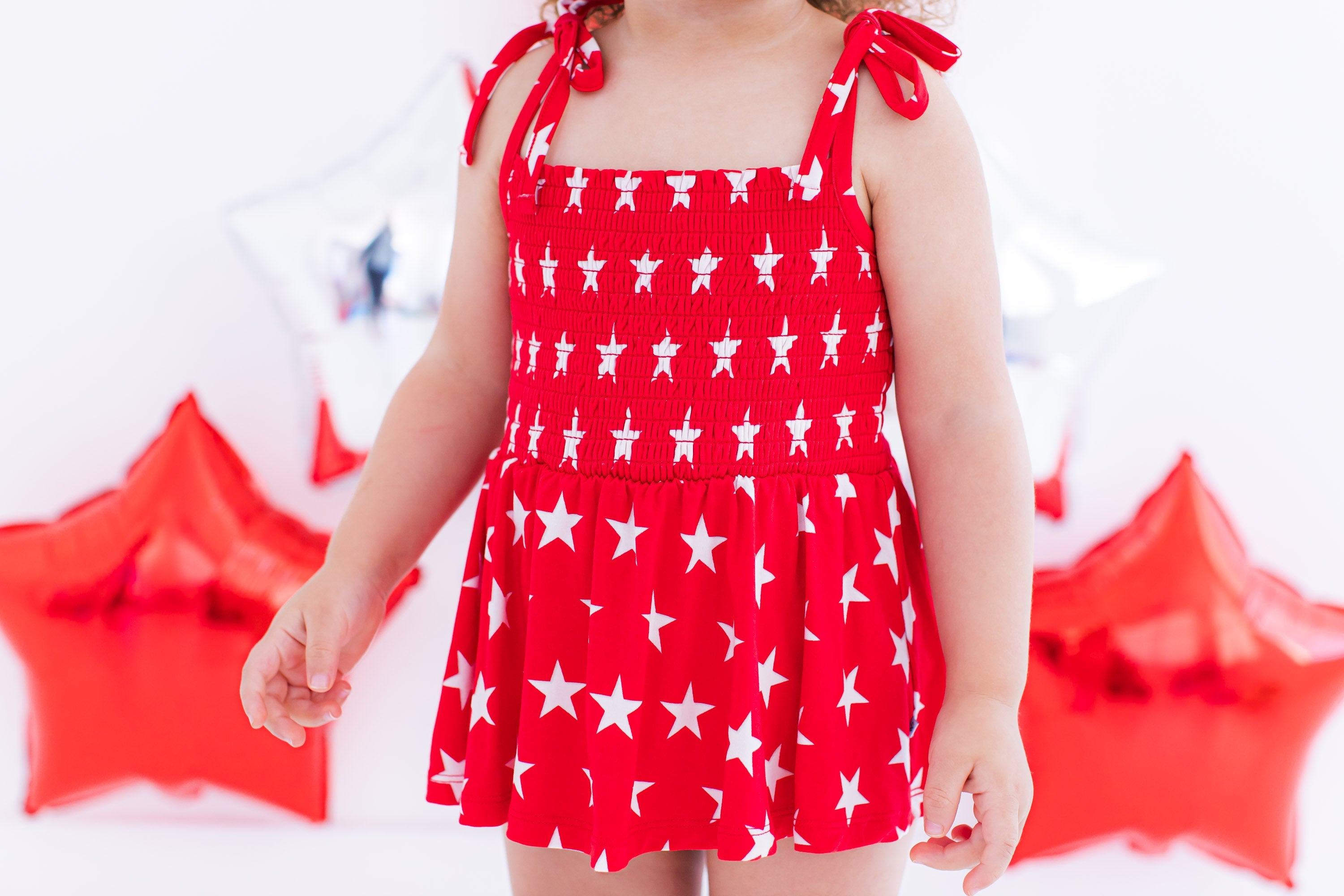 Star Smocked Birdie Twirl