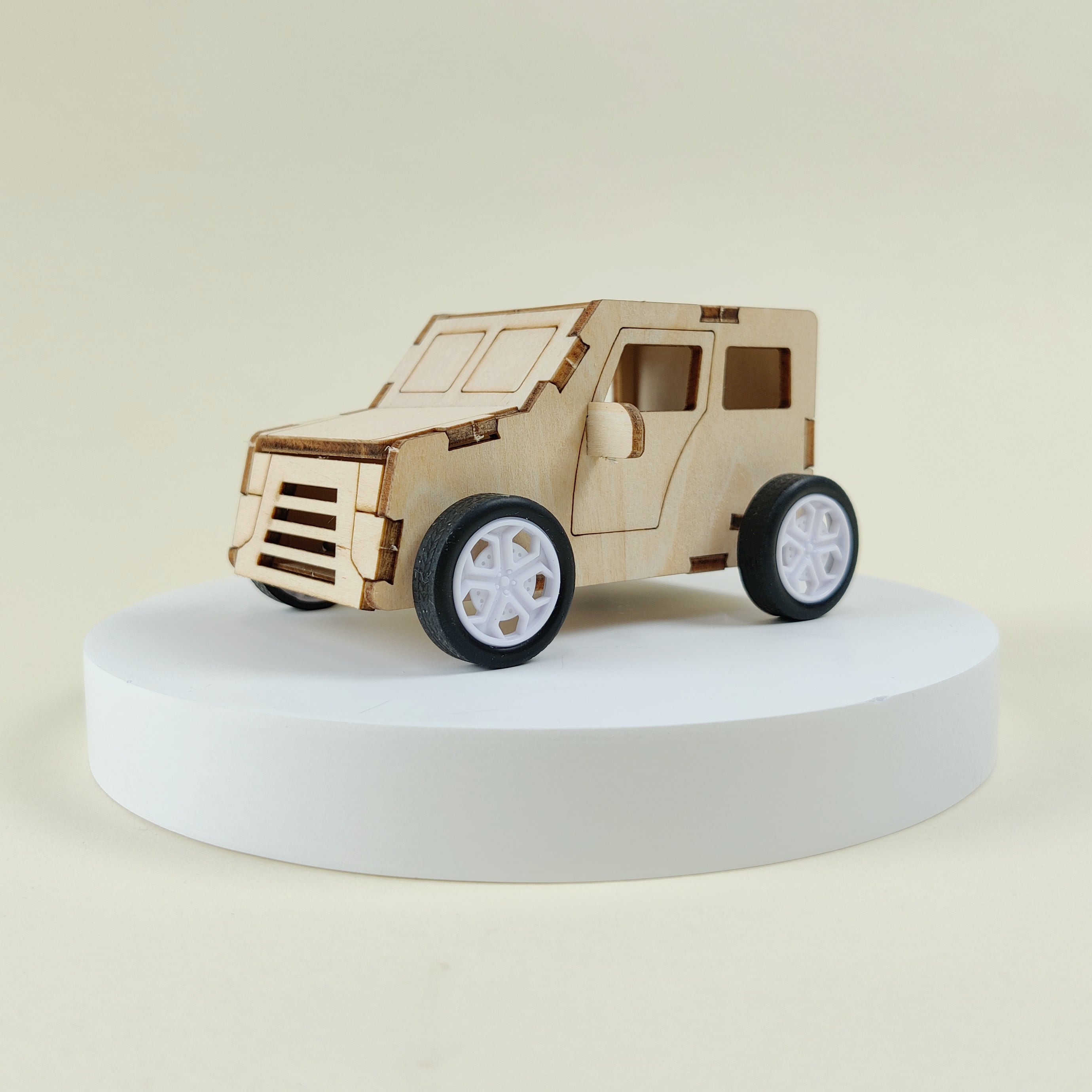 Pull String Car Diy Kit Diy Kit, Educational Stem Toy