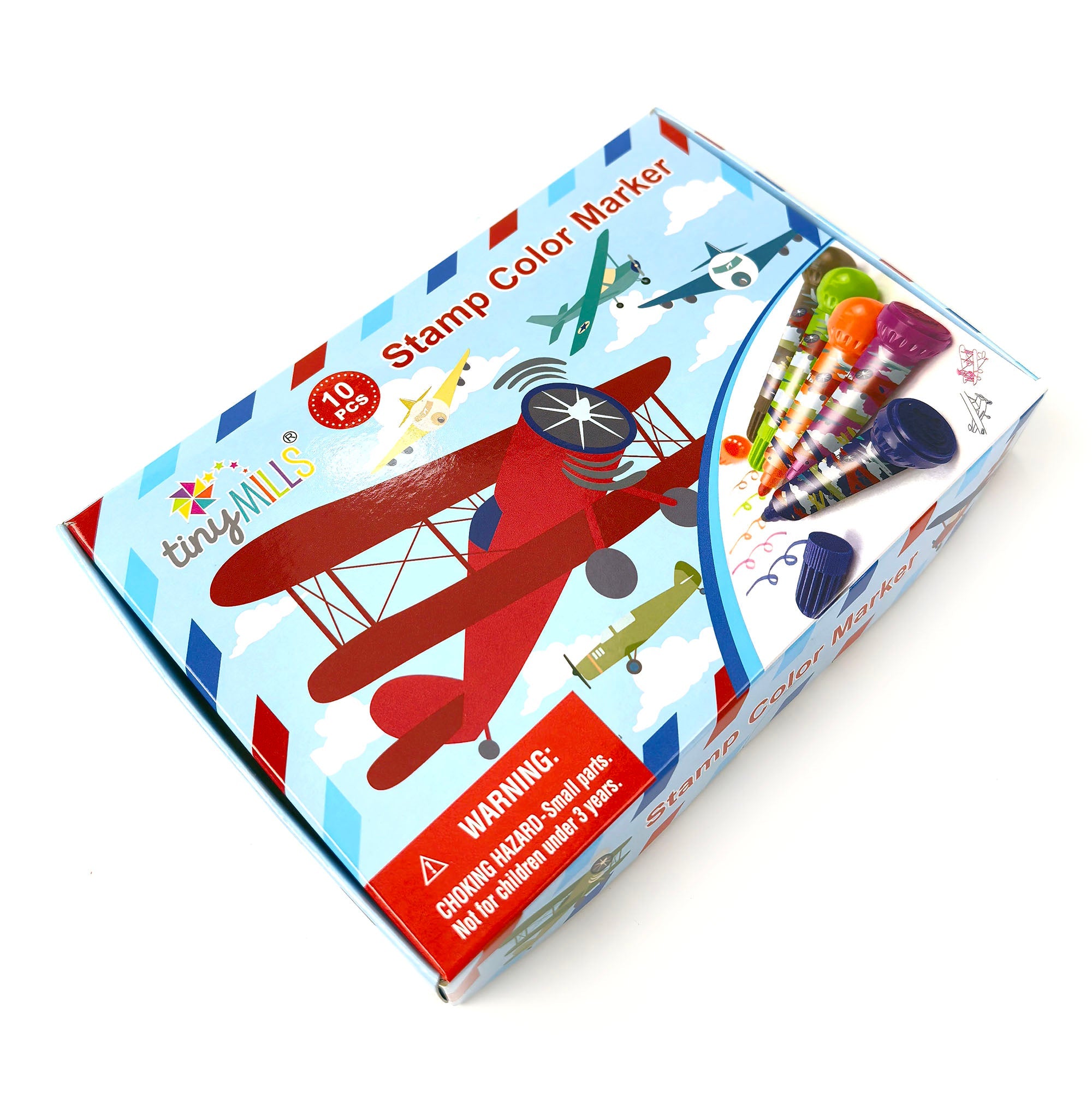 Airplane Stamp Marker Set - Set Of 10