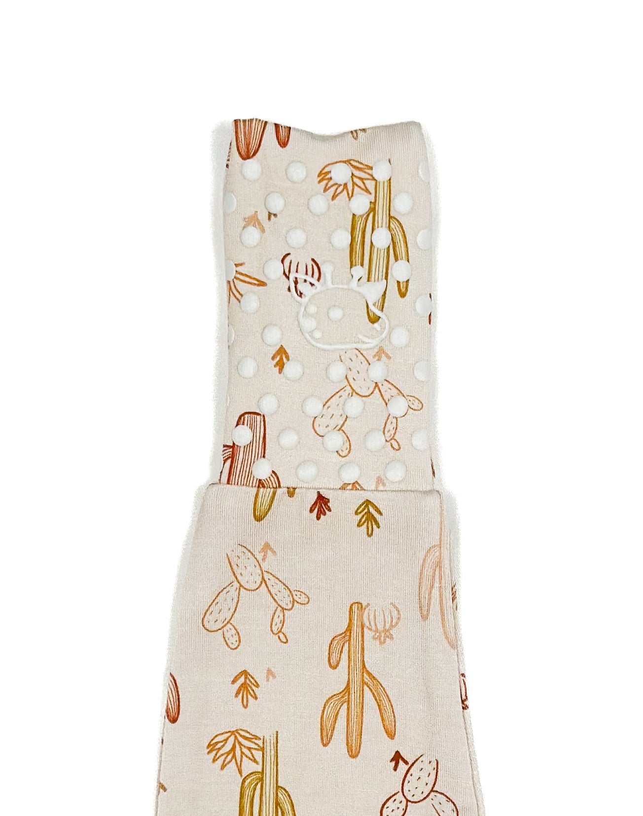 Knee-grip Boho Cacti Convertible Footie