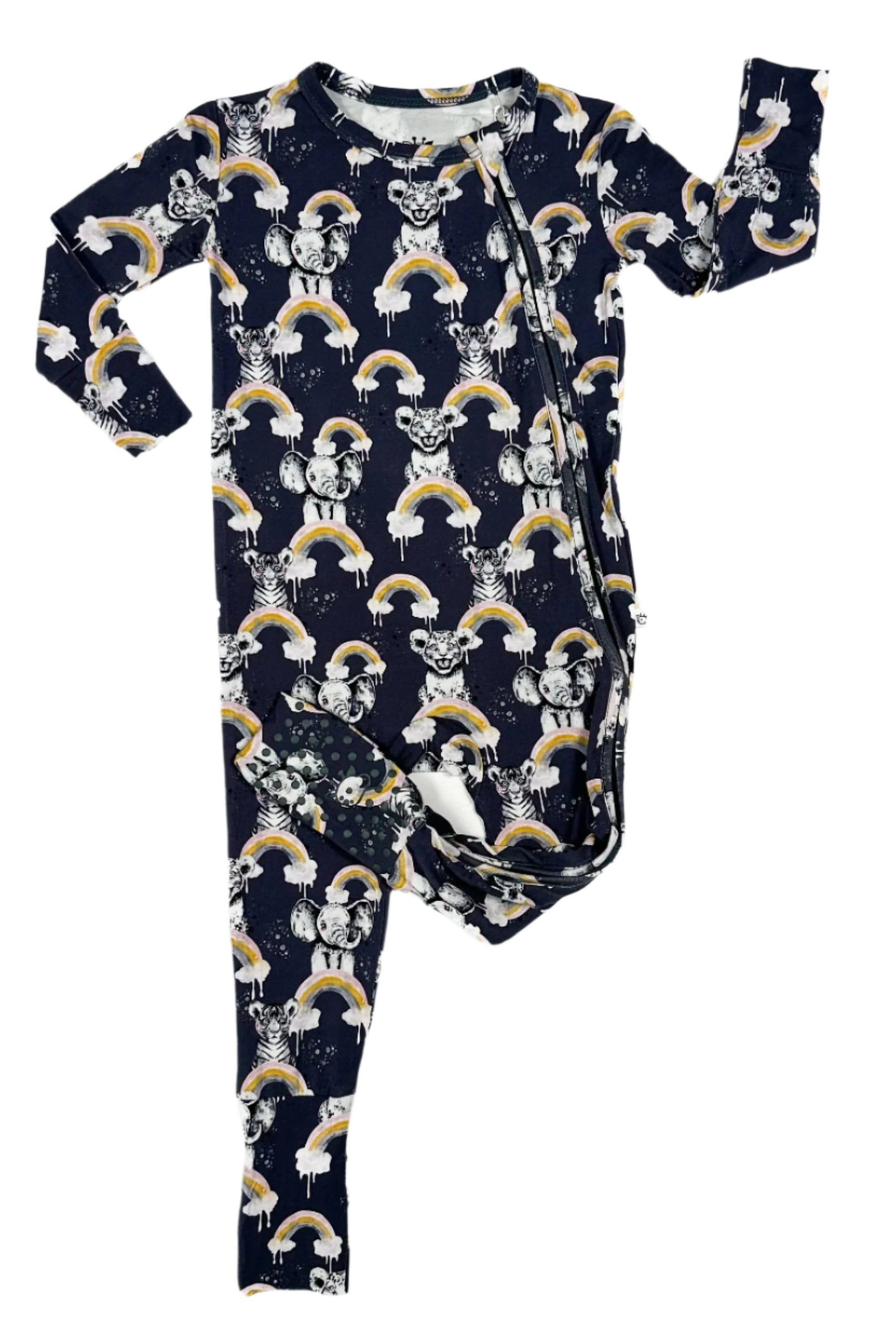 Rainbow Safari Convertible Footie