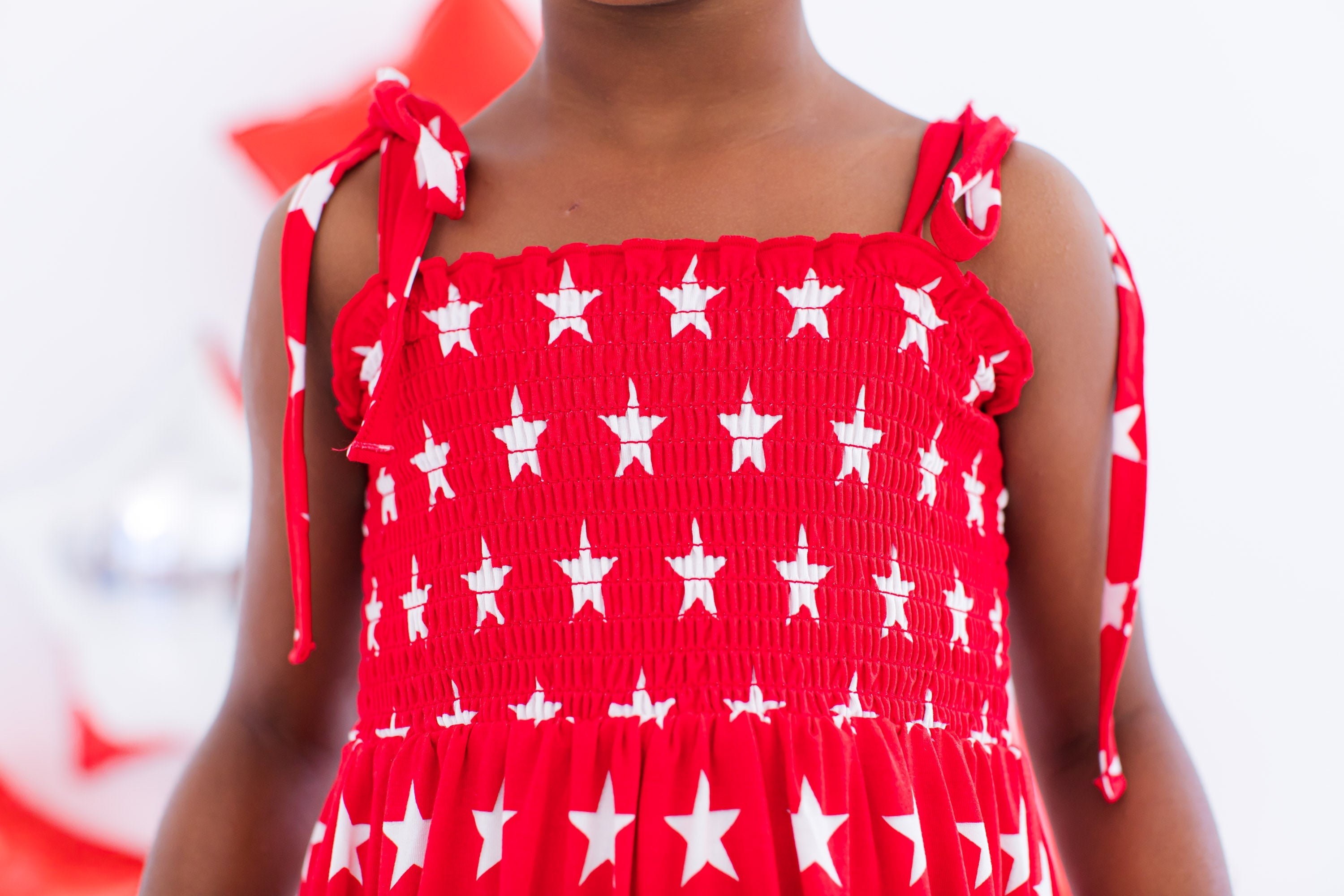 Star Smocked Birdie Dress