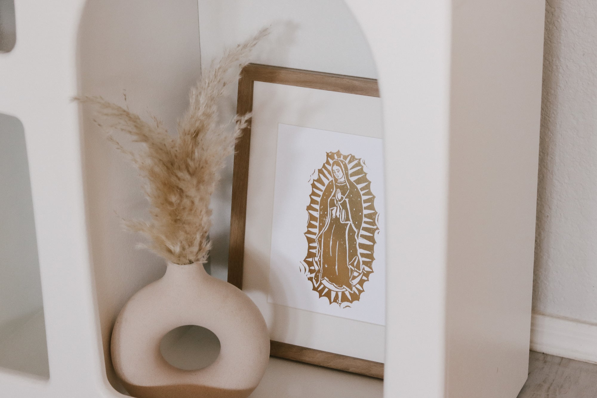 Our Lady Of Guadalupe 8x10 Gold Leaf Print