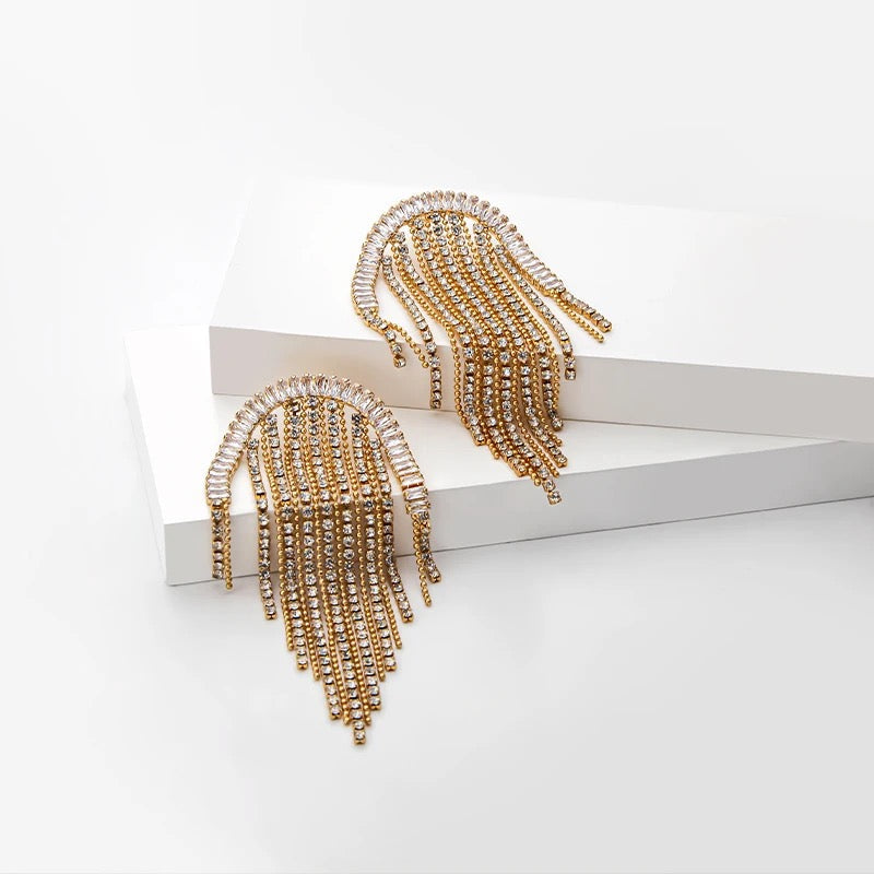 Rochelle Cz Drop Earring