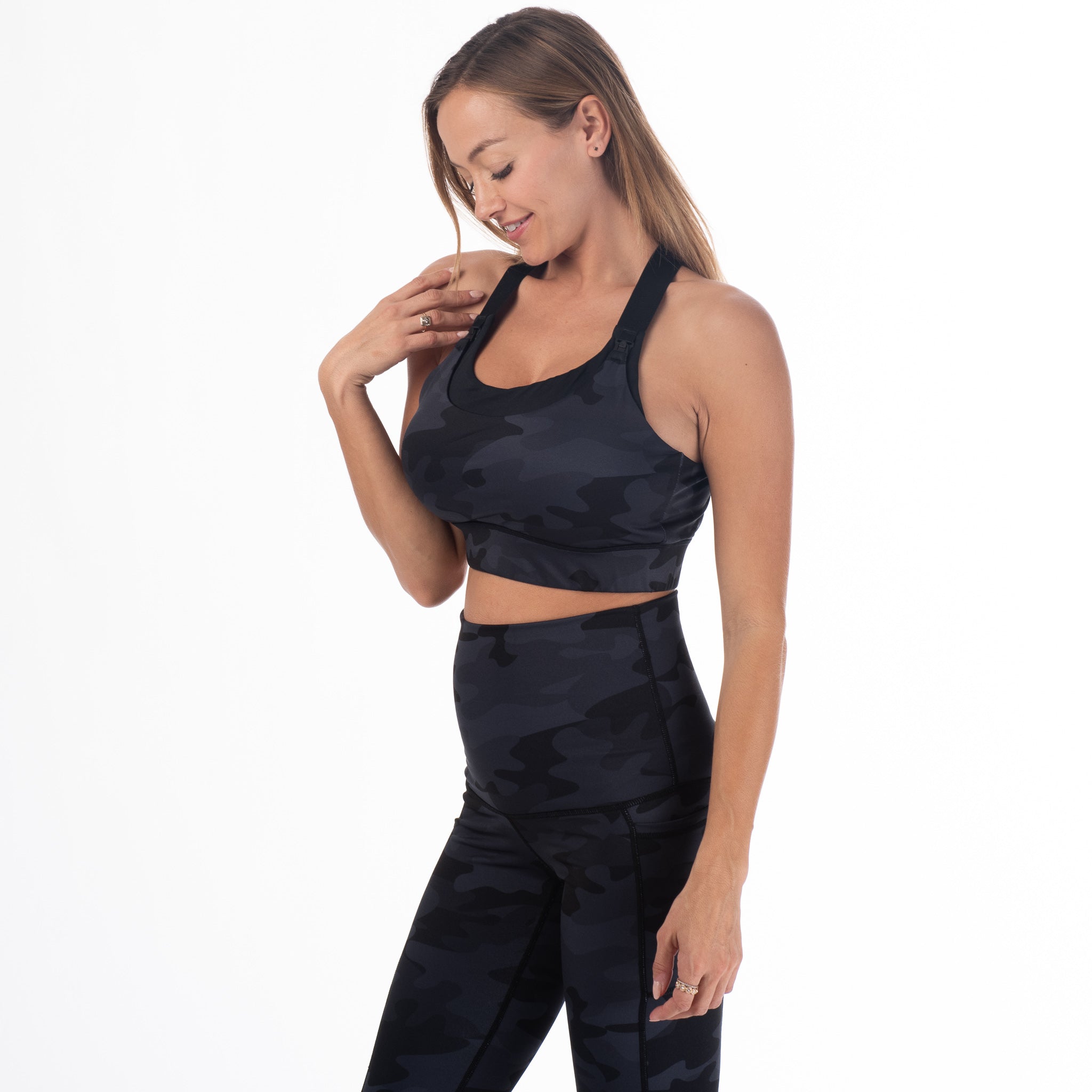 Venice High Impact Full Coverage Nursing Sports Bra (camo)