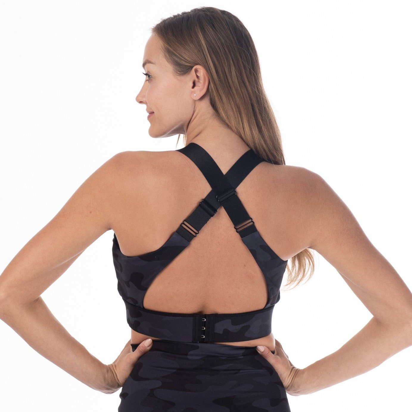 Venice High Impact Full Coverage Nursing Sports Bra (black Tiger)